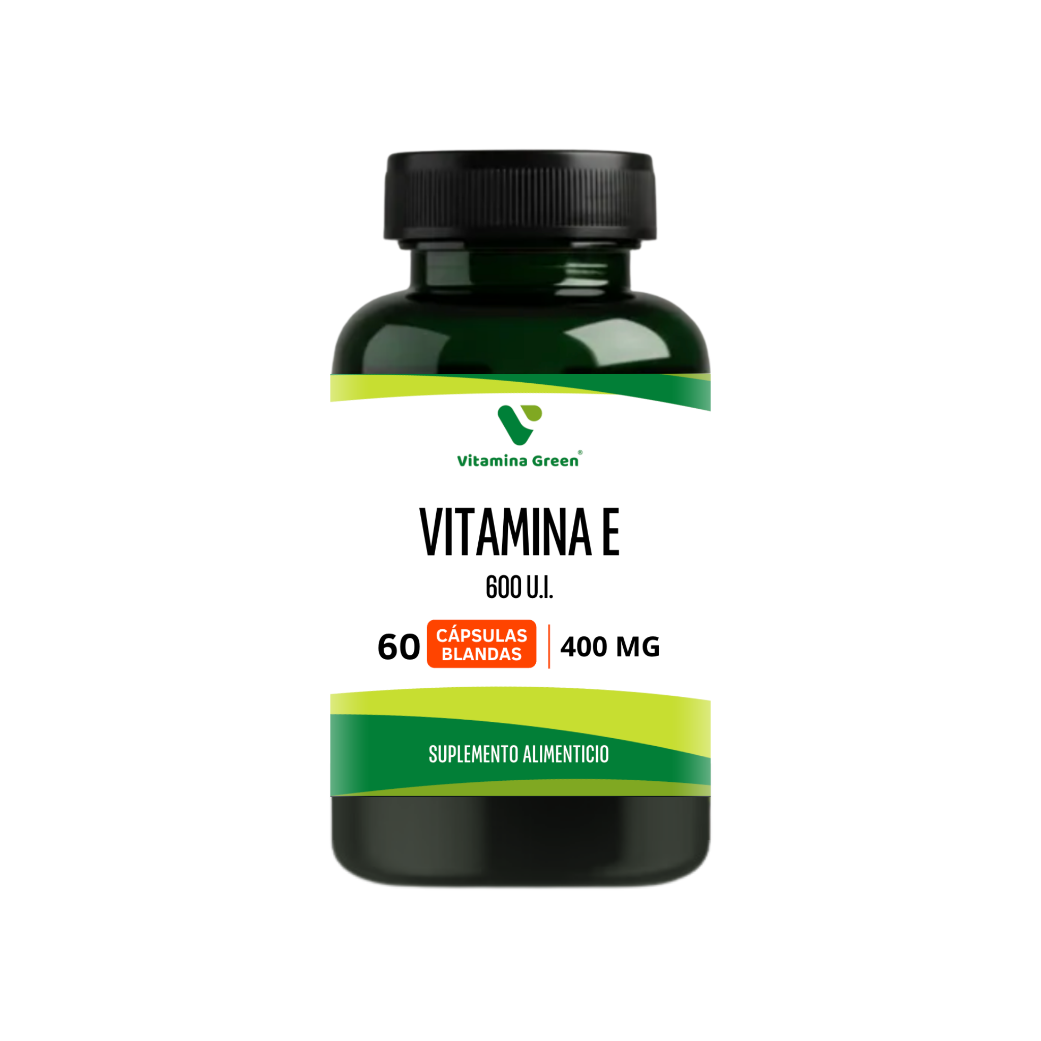 Vitamina E 600 UI - Antioxidante y Tocoferol - 60 Cápsulas Blandas-0