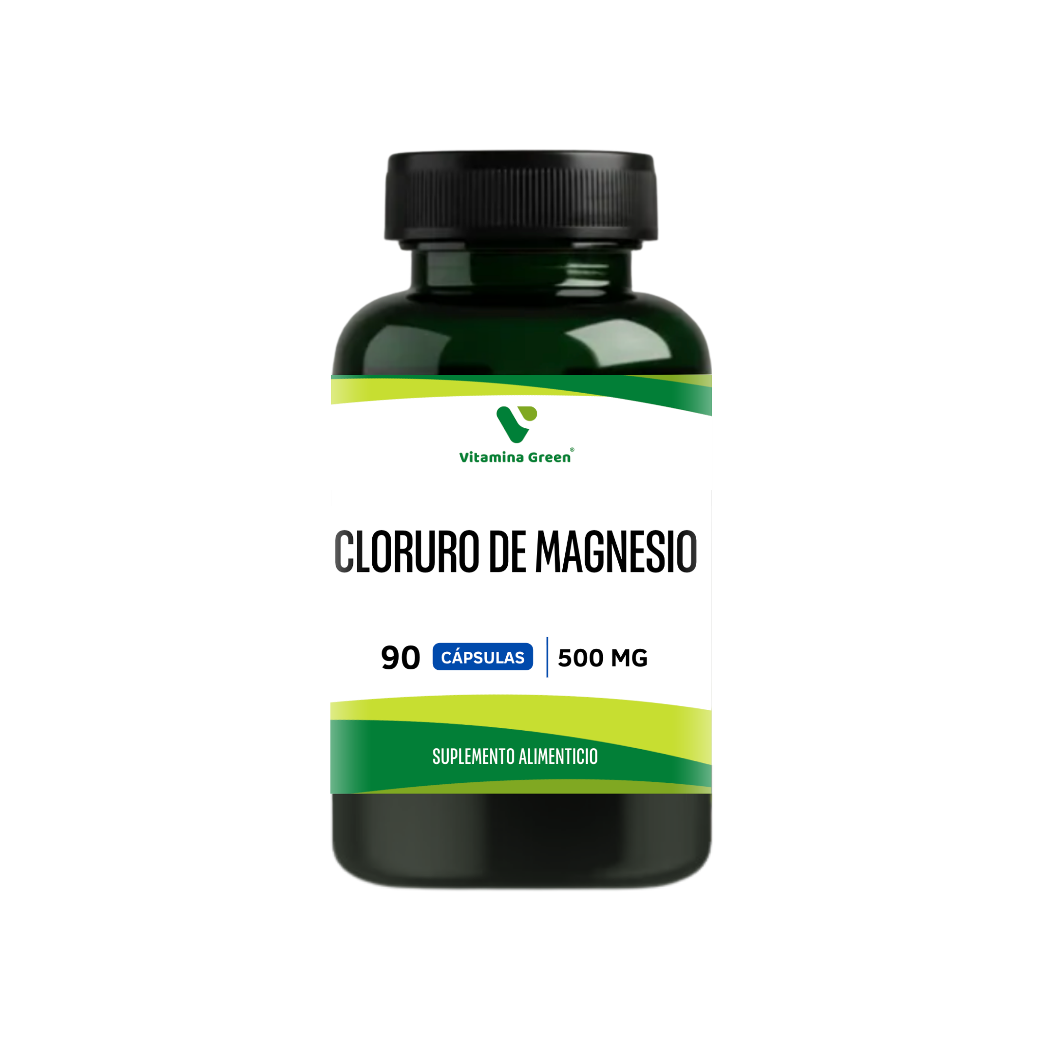 Cloruro de Magnesio 500 mg - Suplemento Alimenticio - 90 Cápsulas-0