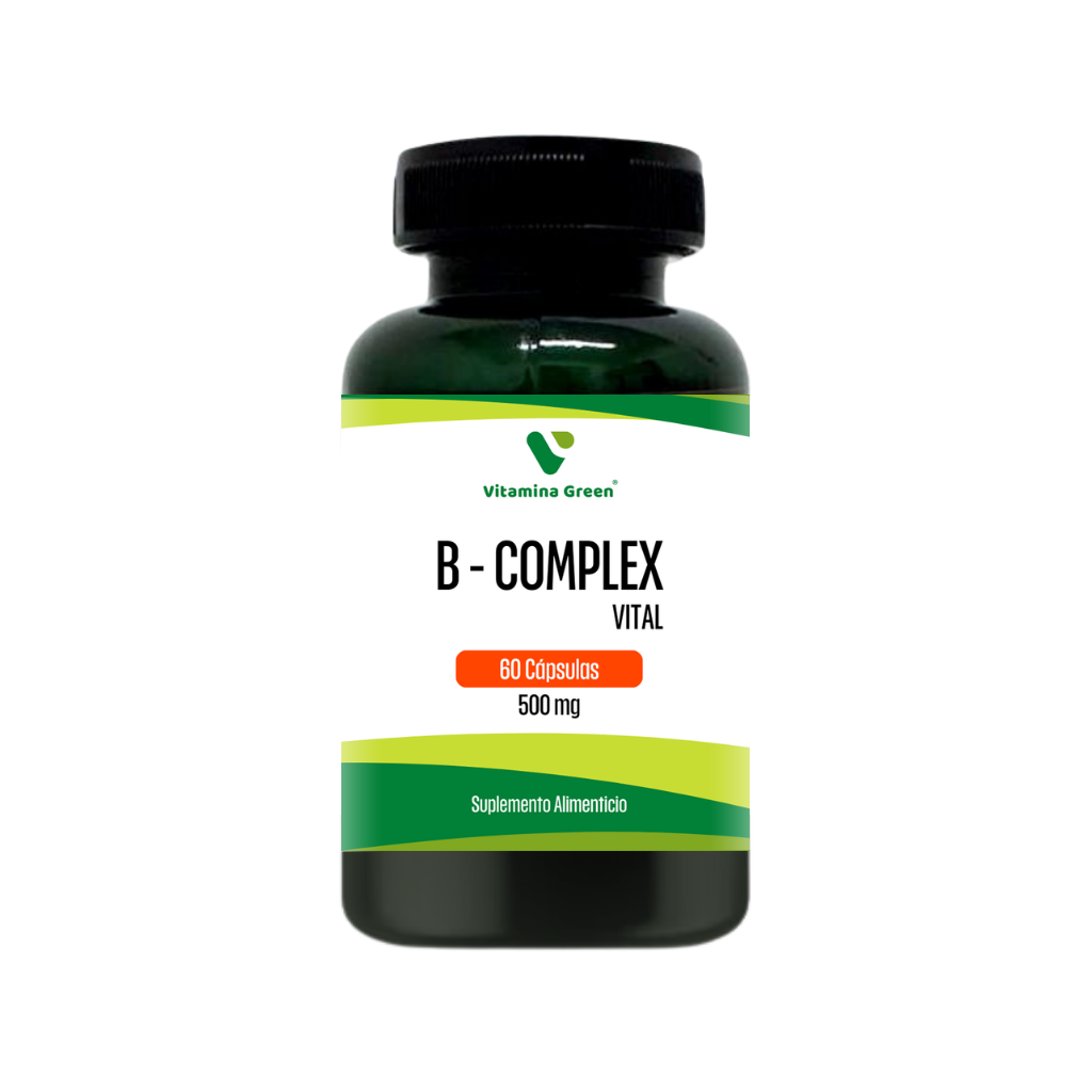 B-Complex Vitamina 500 mg - 60 cápsulas-0