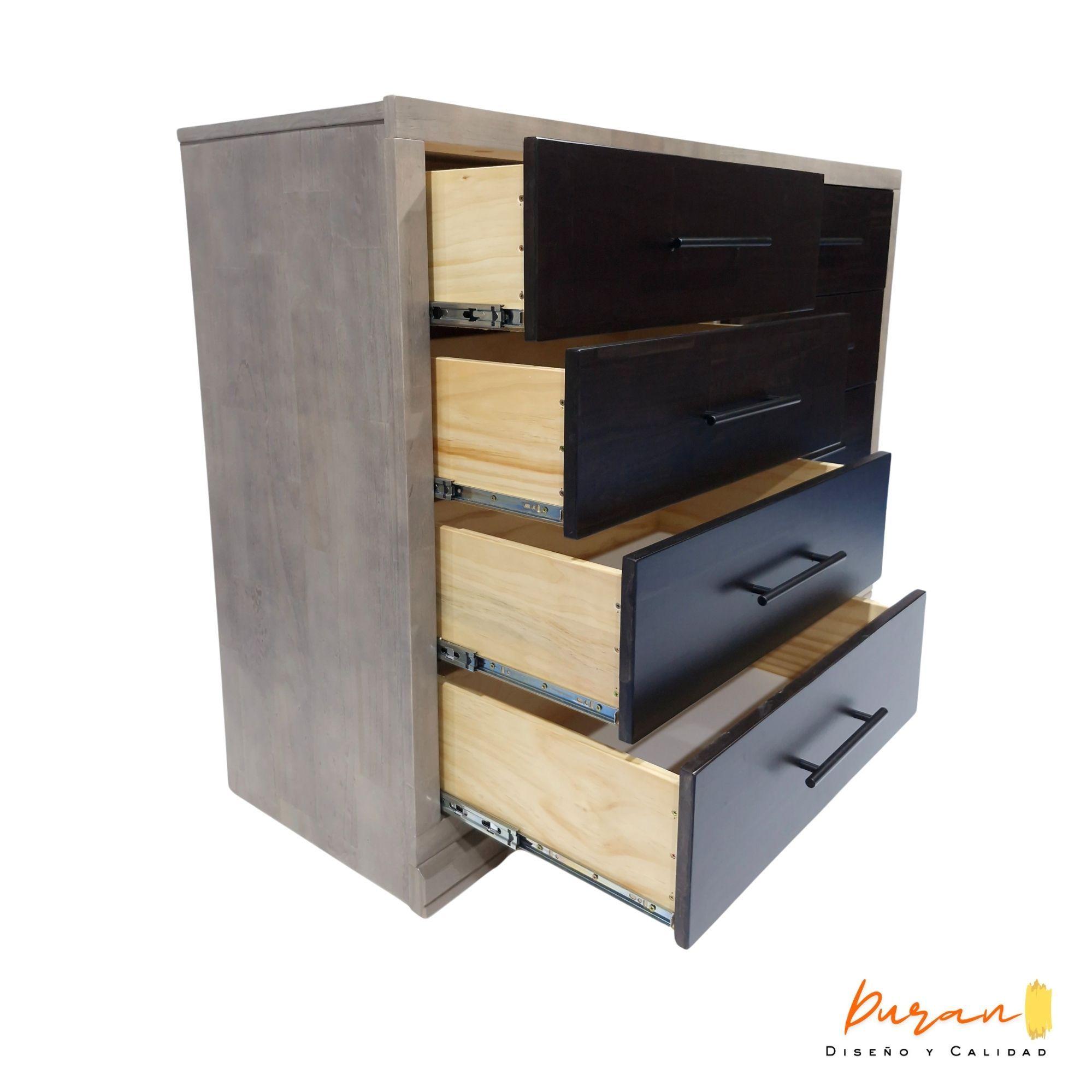 Comoda IZAN 8 Cajones-Gris Ceniza-5