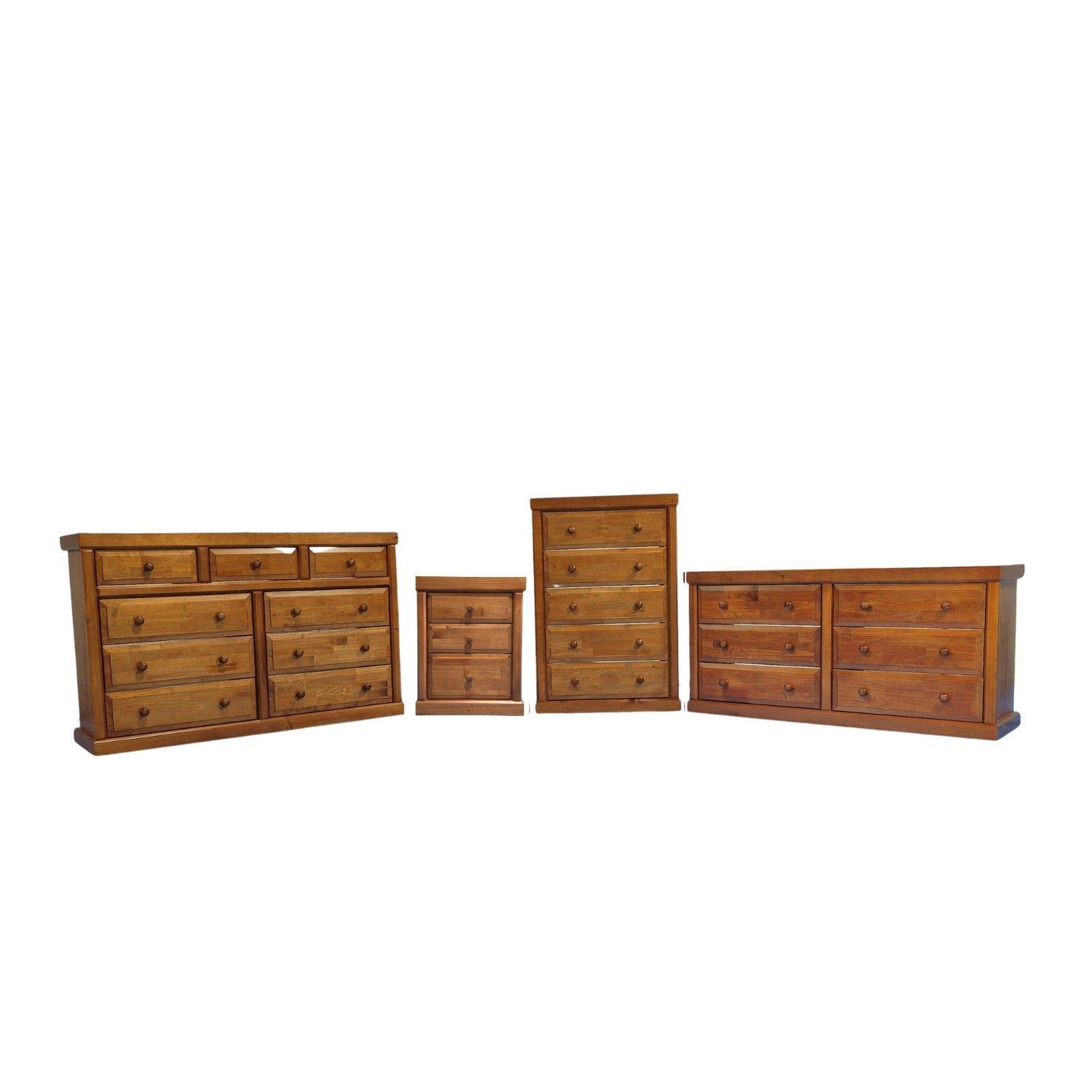 Comoda Victoria Nogal 9 Cajones-5