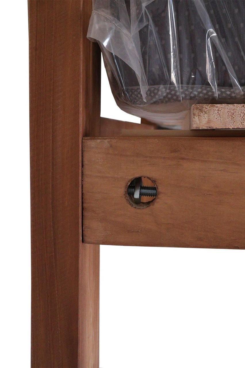 Camarote Madera Reiner 1.5 plazas Desmontable Nogal-2