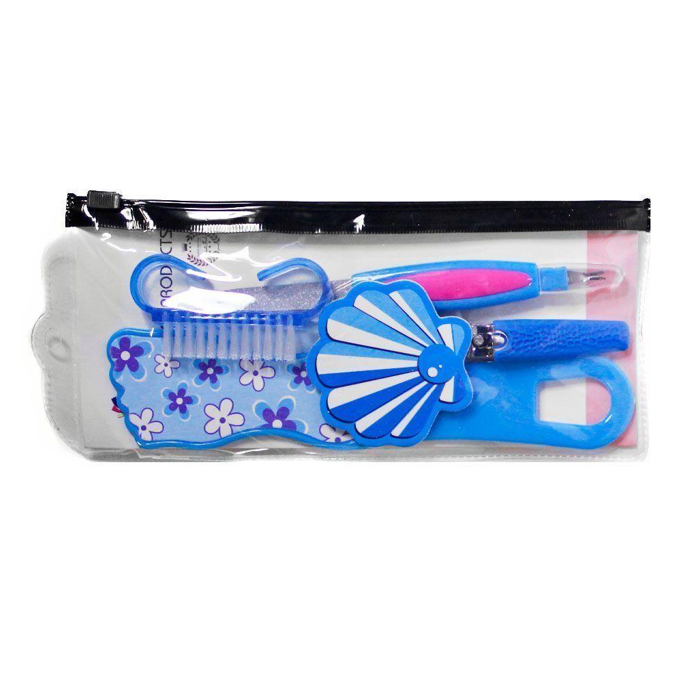 Set de accesorios lima cepillo corta uñas para pedicura CVL-3