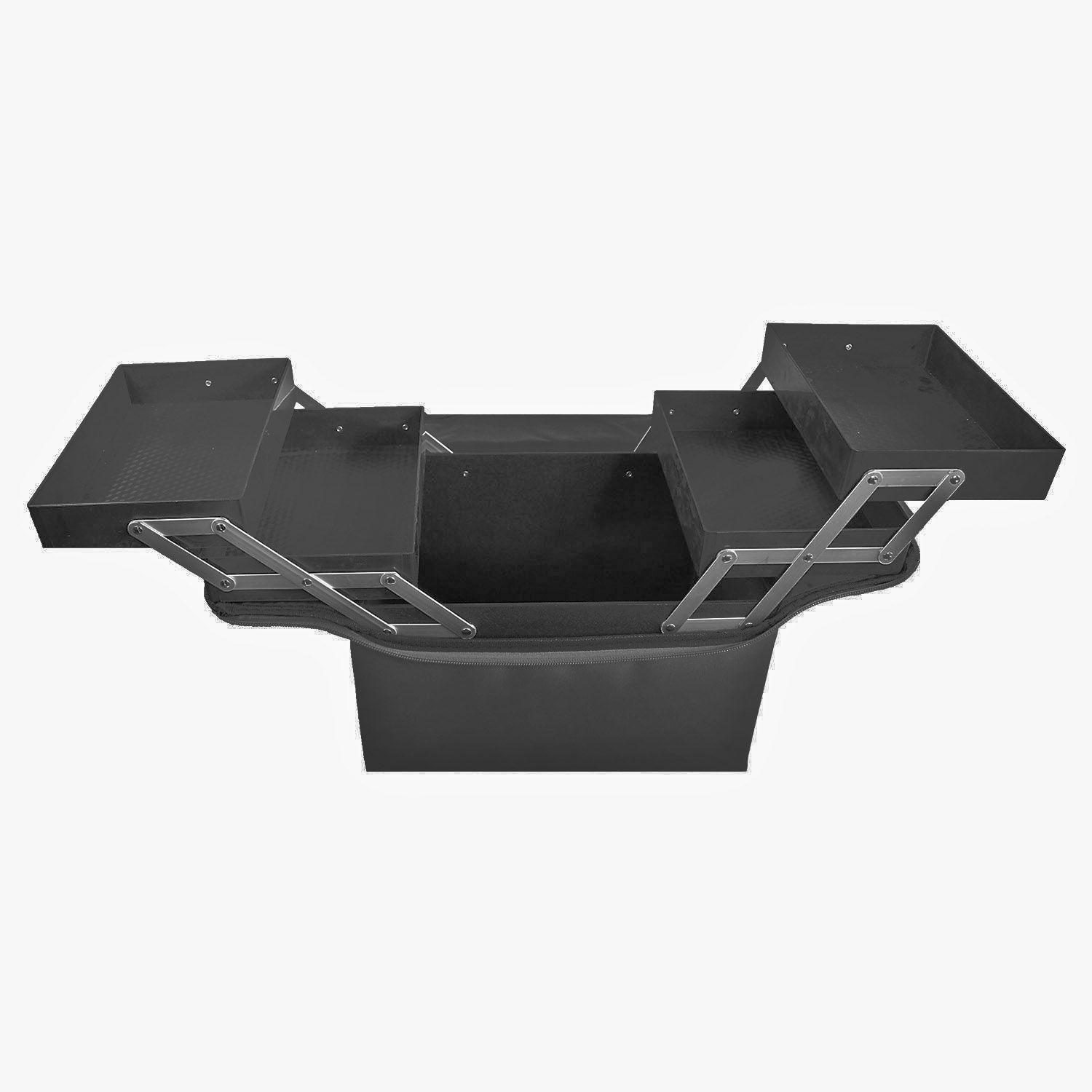 Maleta maquillaje de mano manicure Negro CVL-1