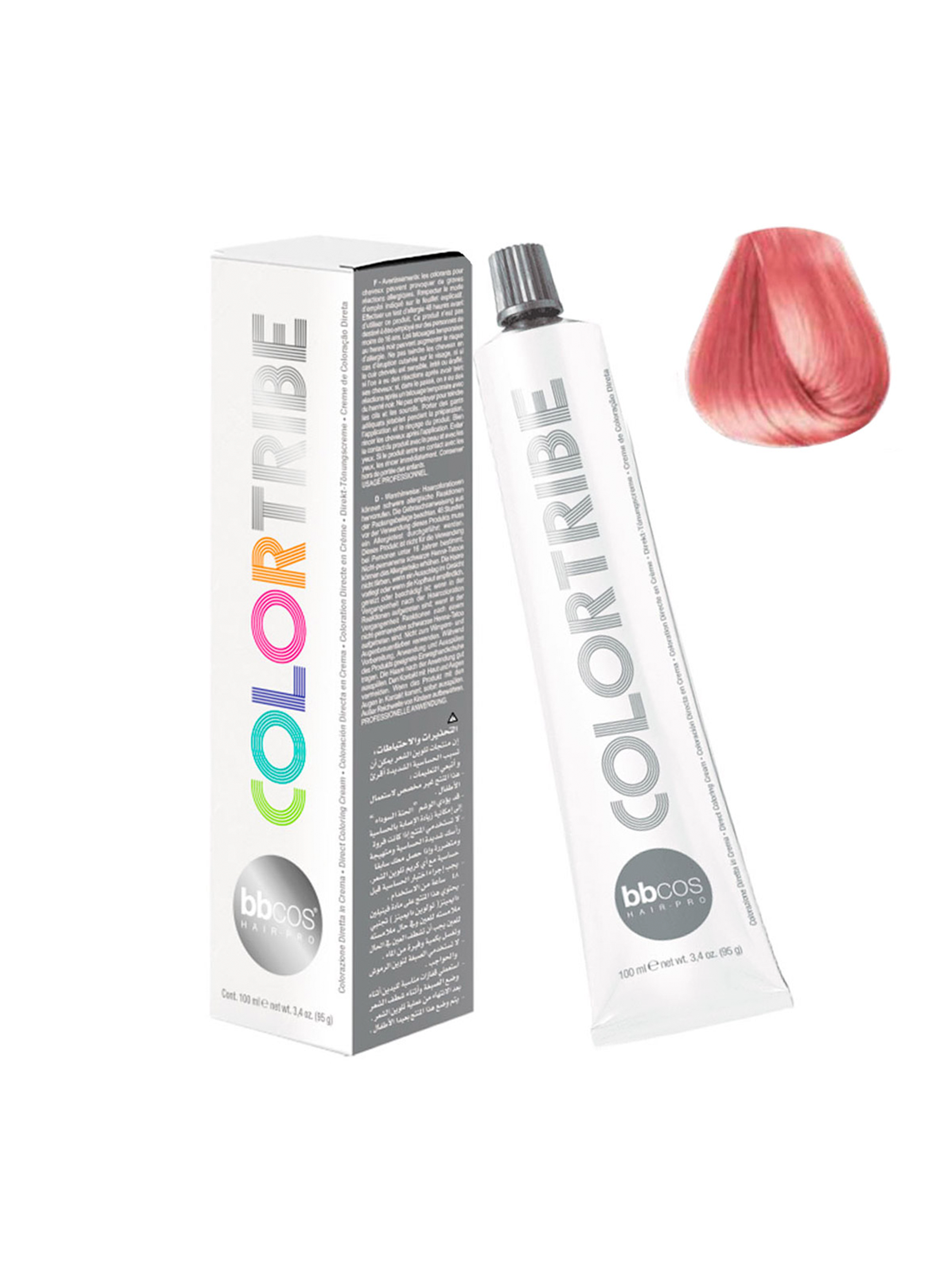 Tintura fantasía Colortribe BBcos 100ml tono Flamingo-0