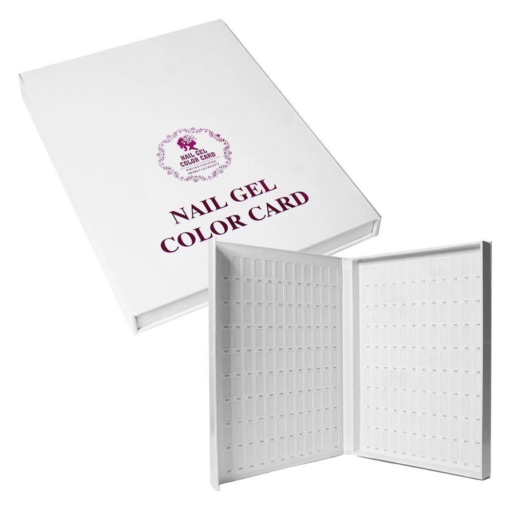 Muestrario uñas colores carta exhibidor esmaltado Cvl-1