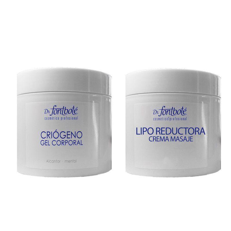 Pack Reductivo Criogel 500g + Liporeductora 500g Dr Fontbote-0