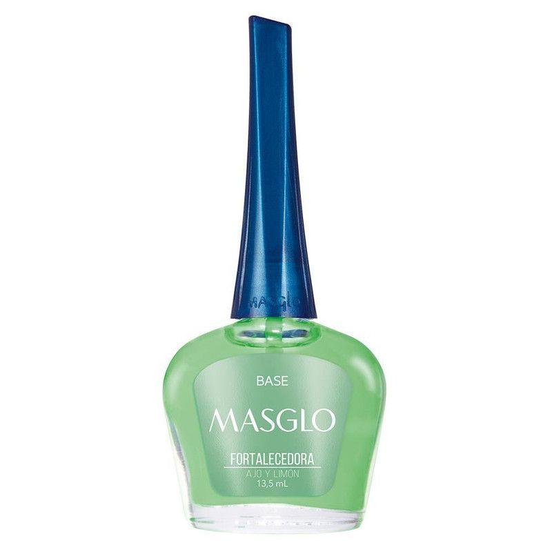 Base esmaltado fortalecedor de uñas ajo limón Masglo CVL-0