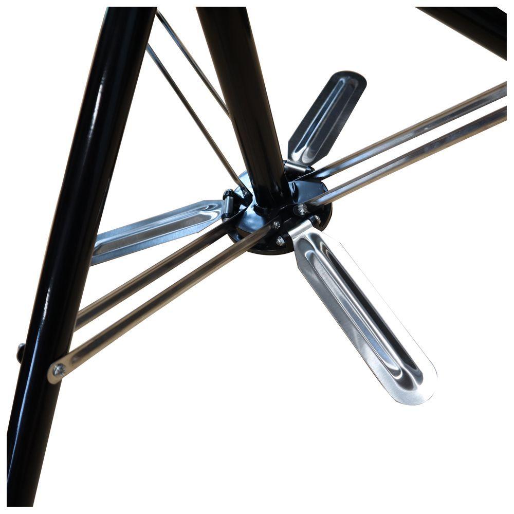 Pedestal Peluquería Metálico, Para Cabeza Técnica-1