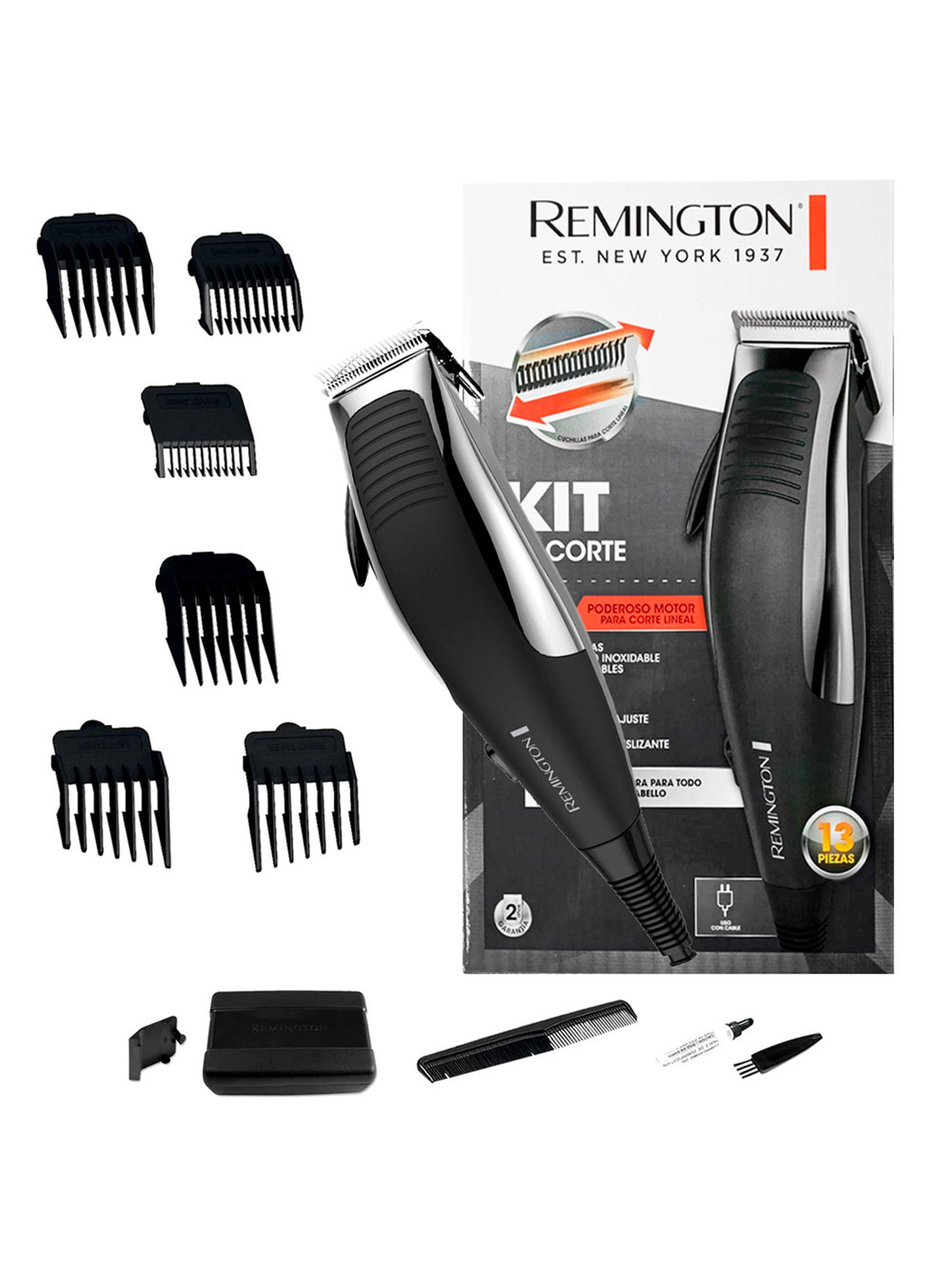 Cortadora pelo acero inoxidable 13pzas Remington-2