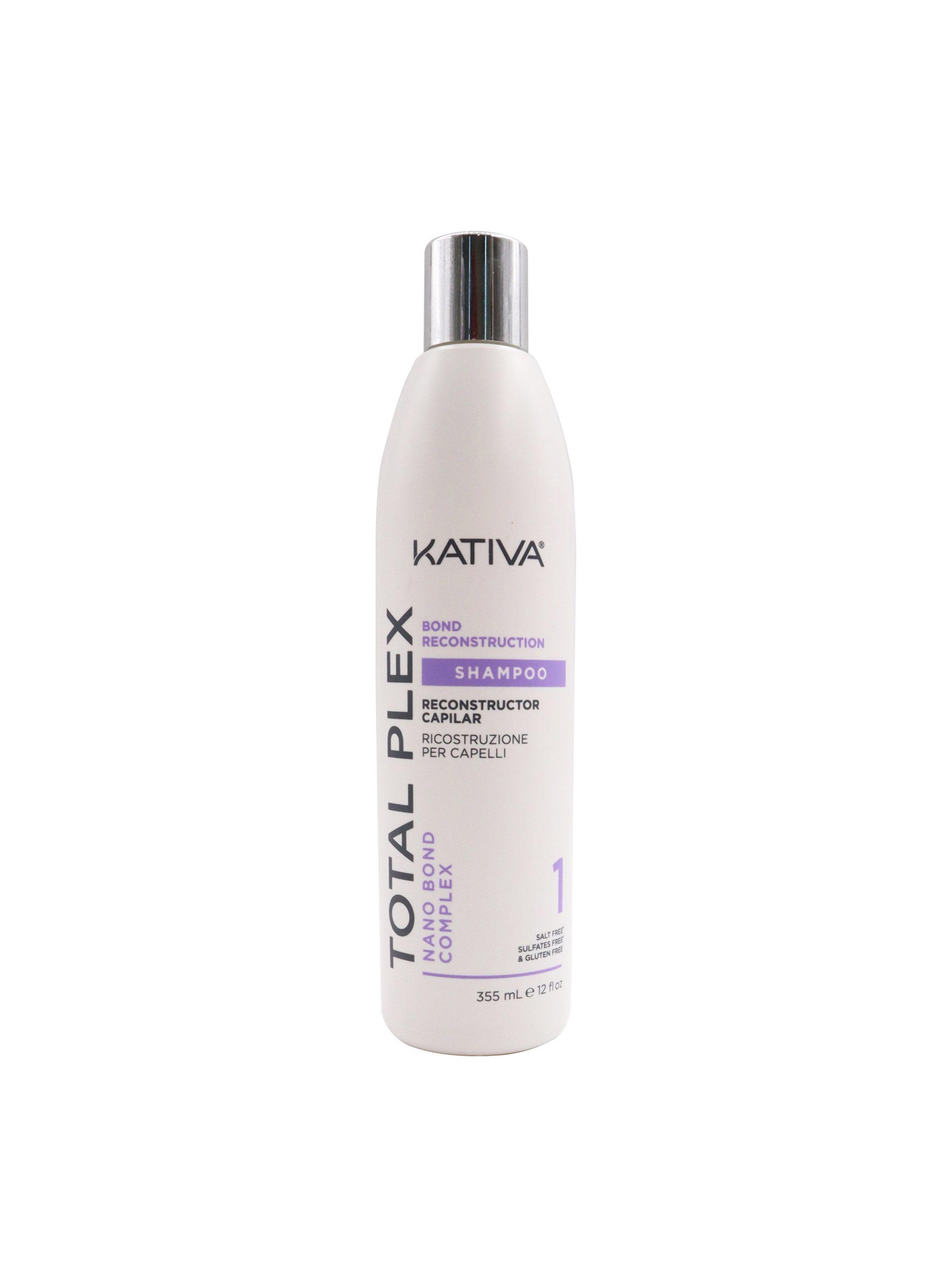 Shampoo de reconstrucción capilar Total Plex Kativa 355ml-0