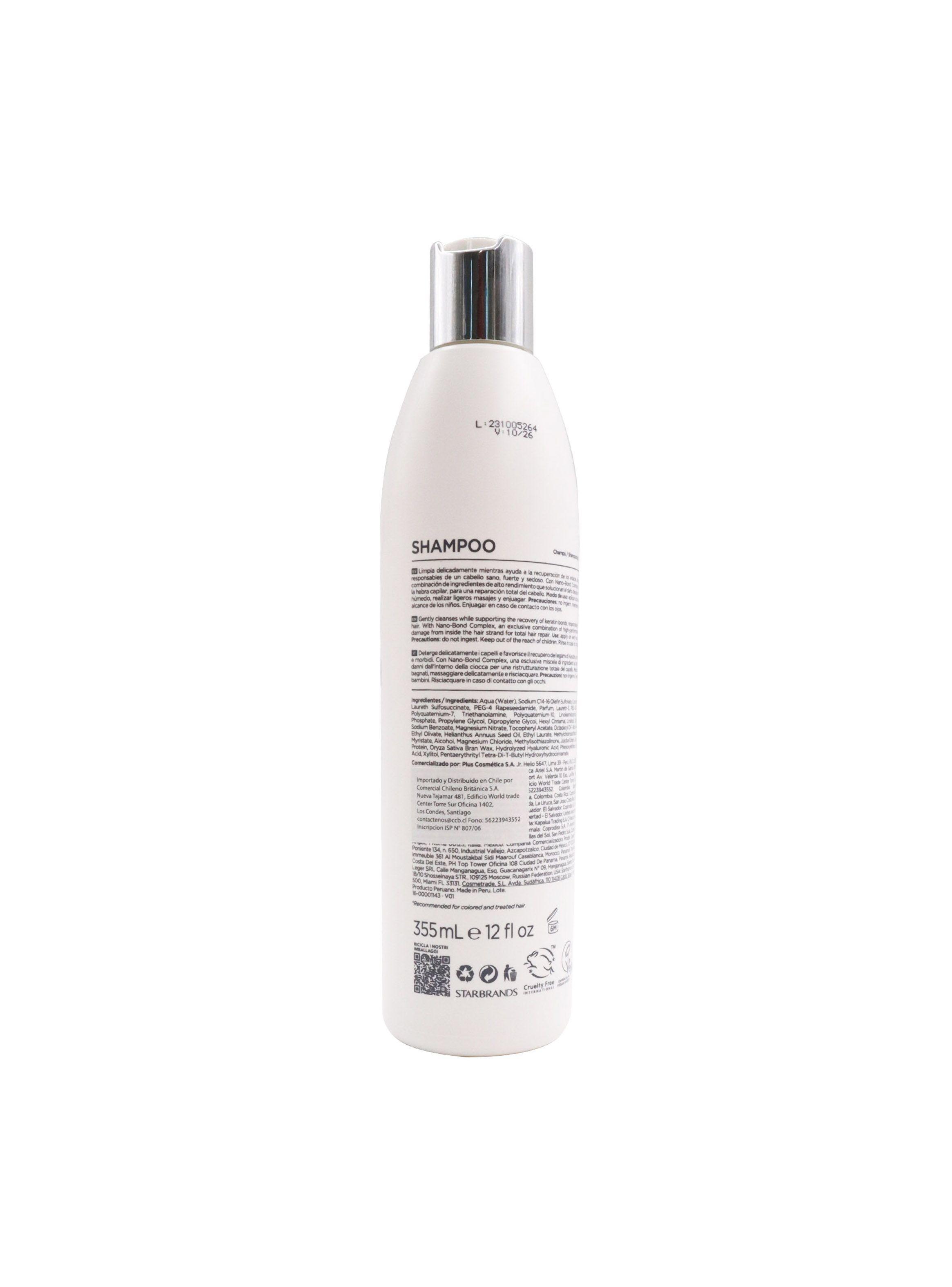 Shampoo de reconstrucción capilar Total Plex Kativa 355ml-1