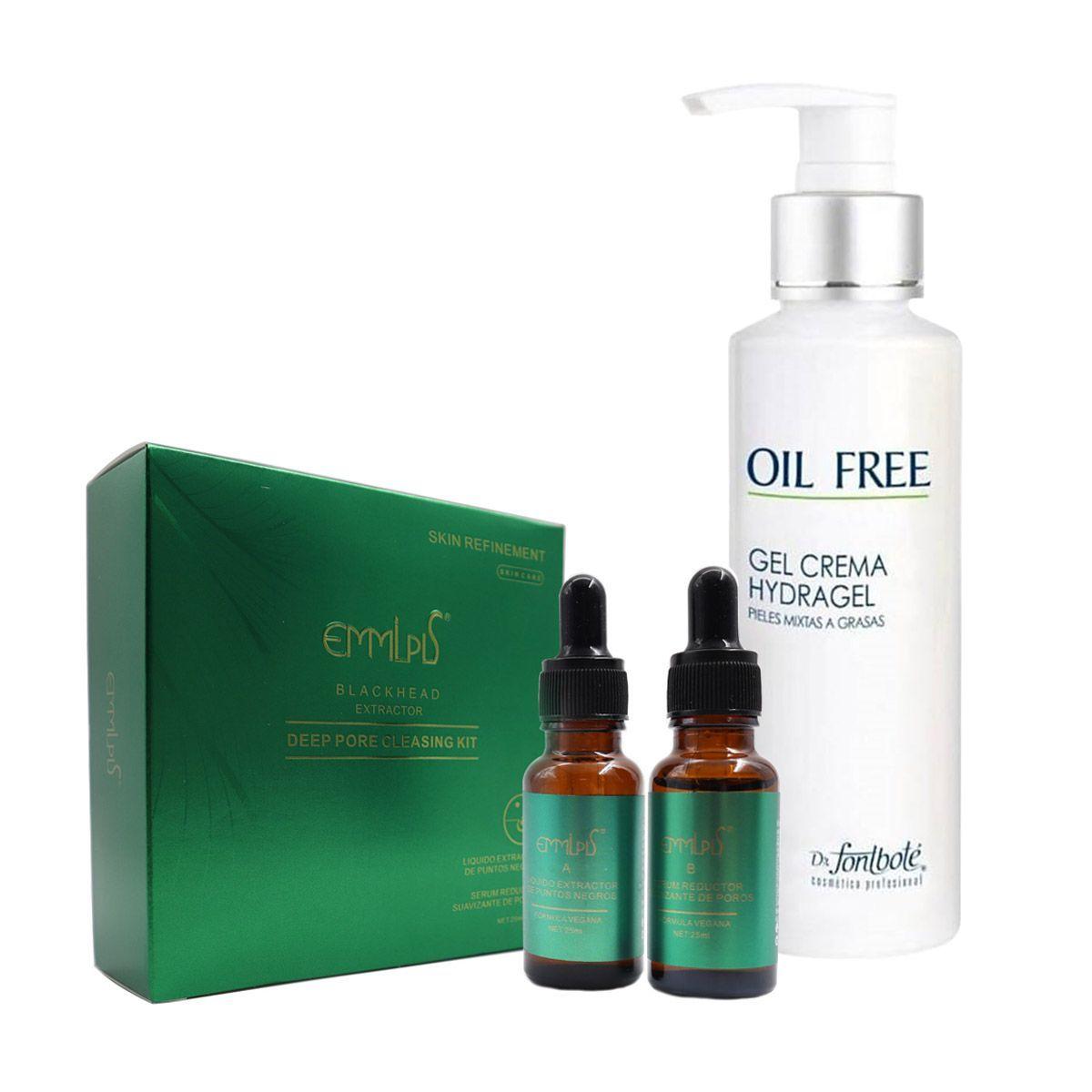 Crema Hydragel Fontboté piel grasa + ablanda comedones Acné-0