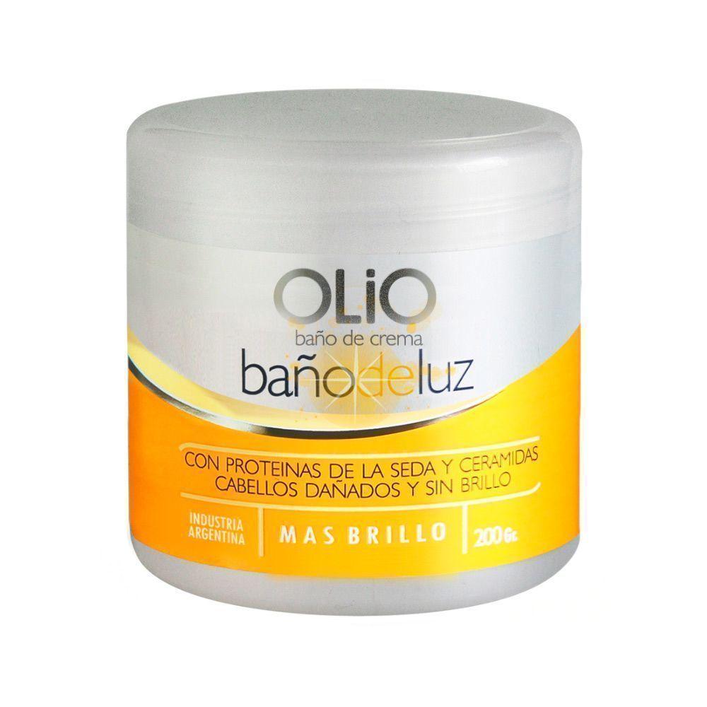 Baño de seda cabello dañado repara y extra brillo Olio CVL-0