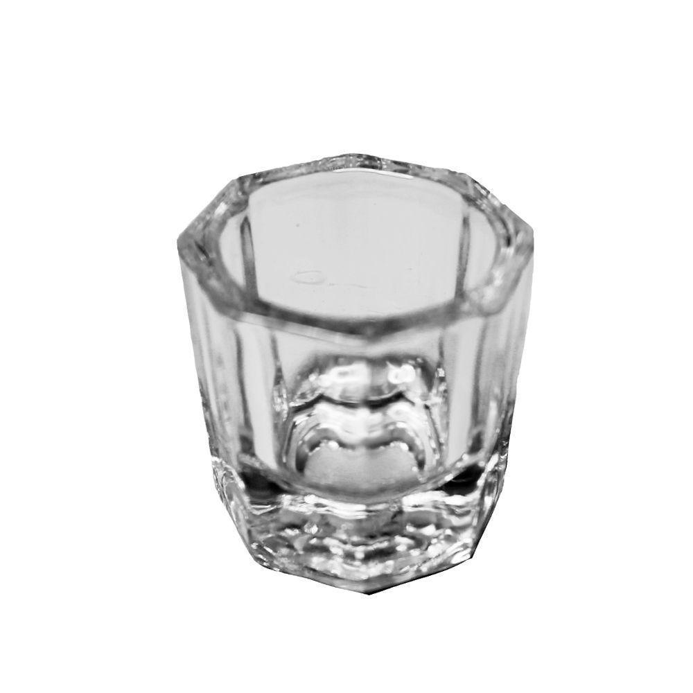 Vaso Dappen vidrio para acrílicos manicure y uñas CVL-0