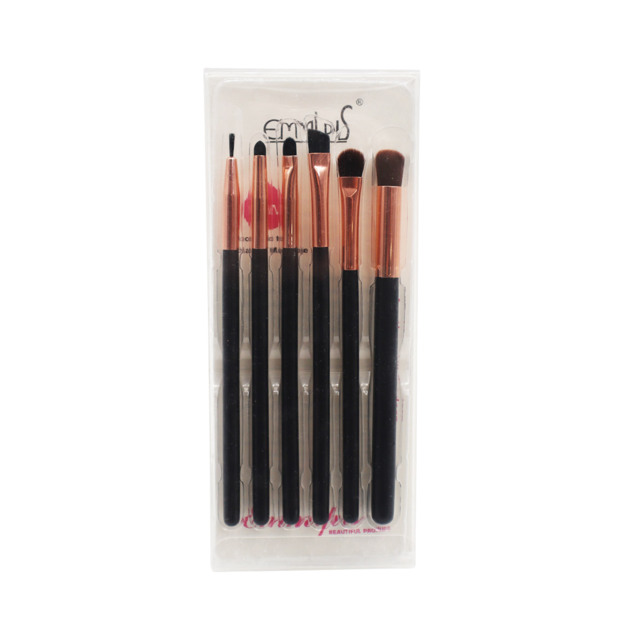 Mascara pestañas XXL + delineador + brochas sombras y bolso-2