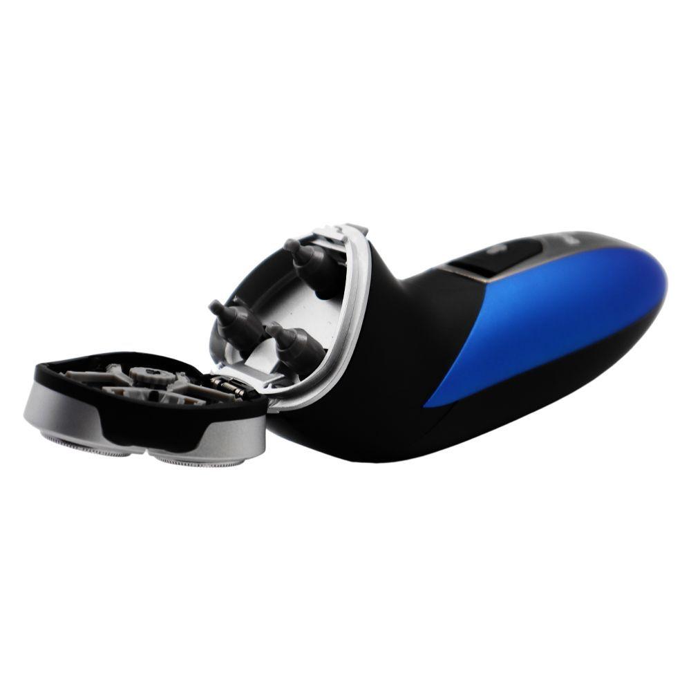 Afeitadora giratoria húmedo seco + espuma afeitar Barbasol-4