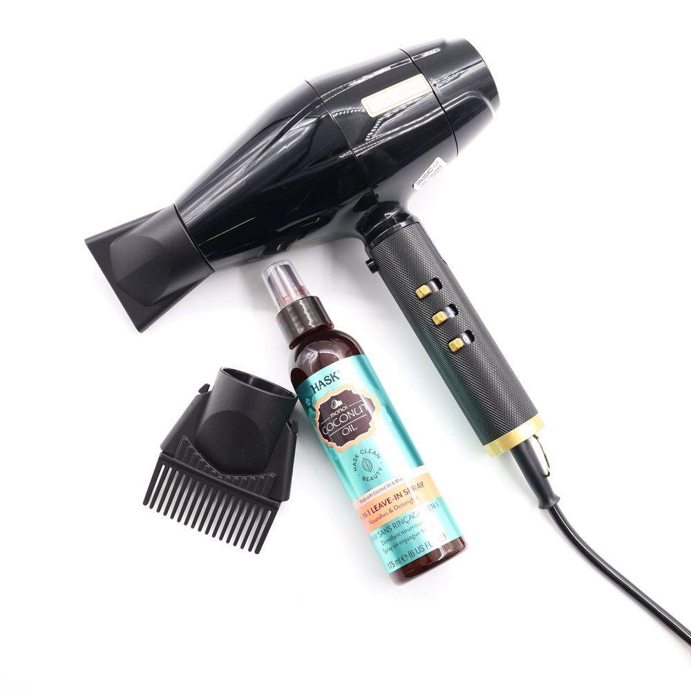 Secador pelo Babyliss Black FX protector térmico Hask CocoSecador pelo Babyliss Black FX -1