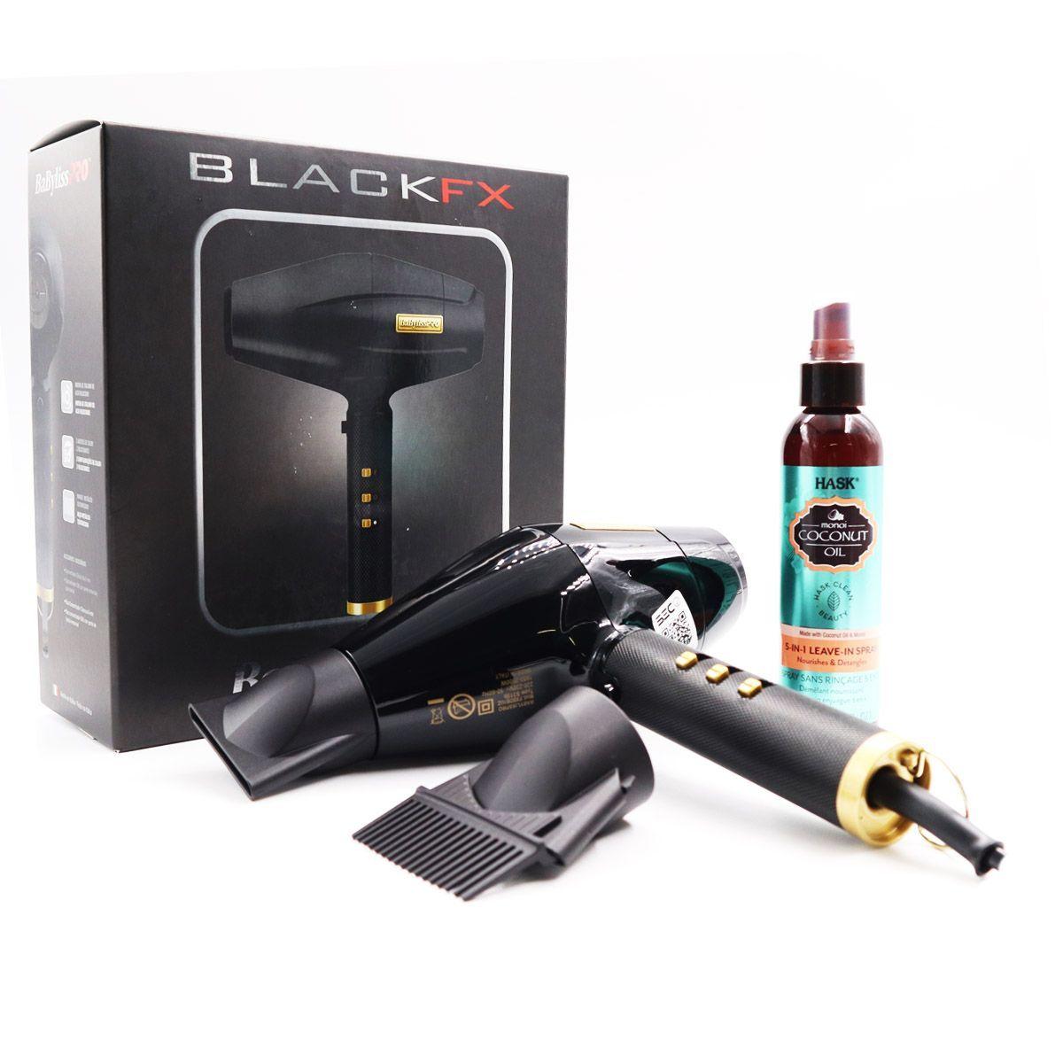 Secador pelo Babyliss Black FX protector térmico Hask CocoSecador pelo Babyliss Black FX -0