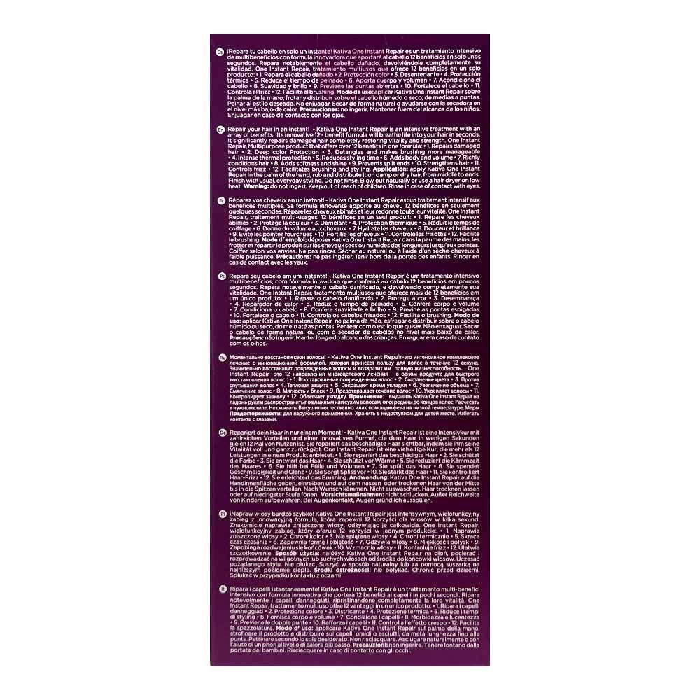 Protector térmico 12 beneficios brillo reparación Kativa CVL-2