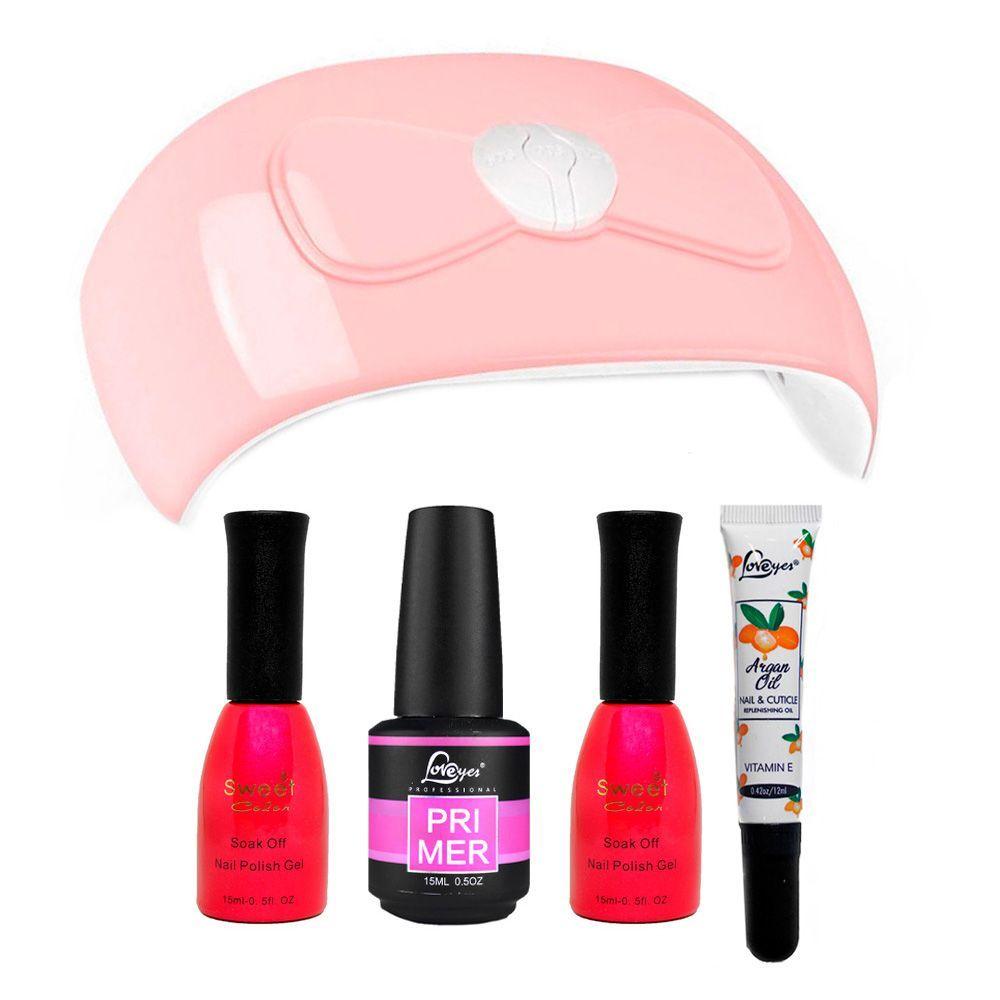 Set esmaltado permanente matte lámpara 54W primer-0
