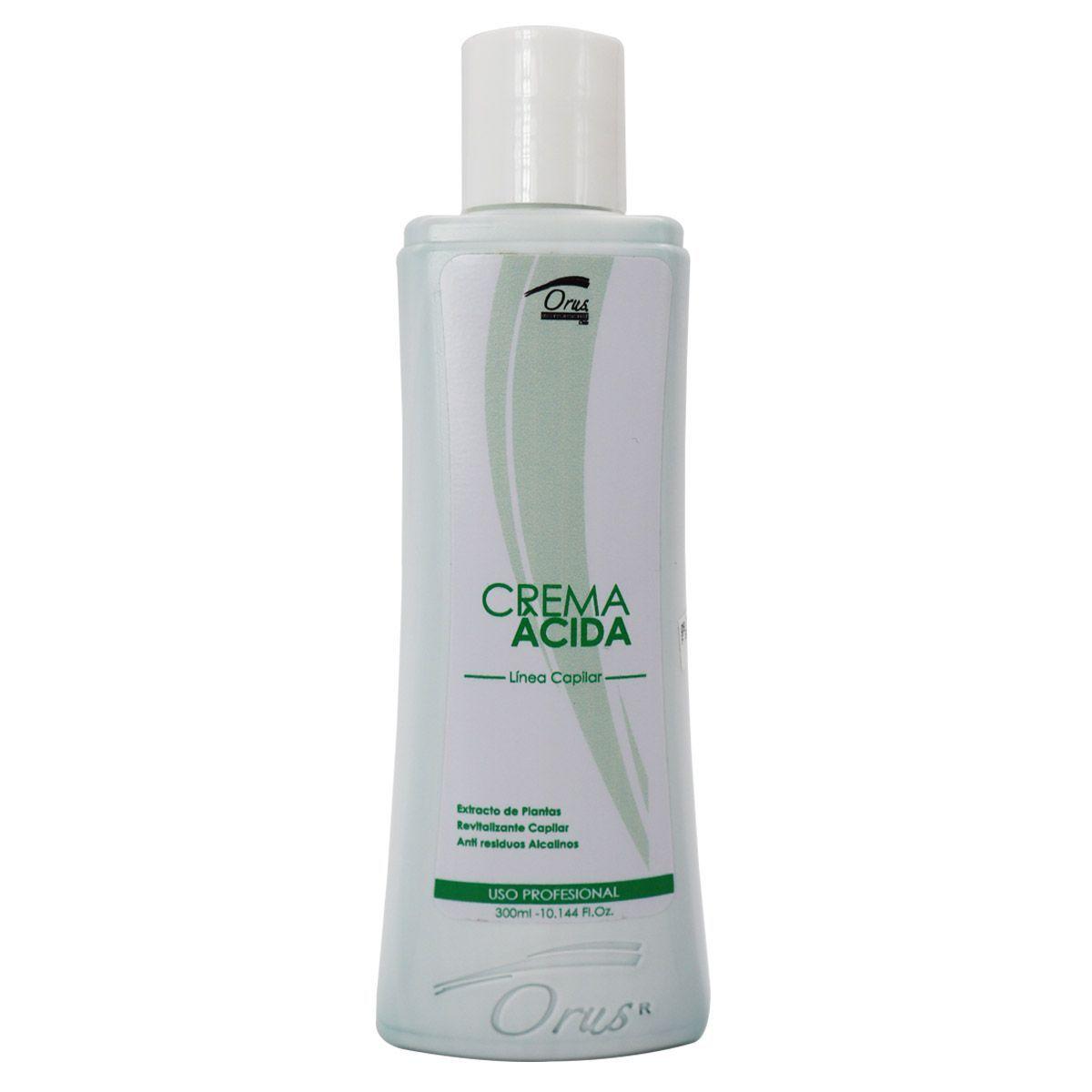 Crema Ácida capilar Orus pelo dañado procesos químicos 300ml-0