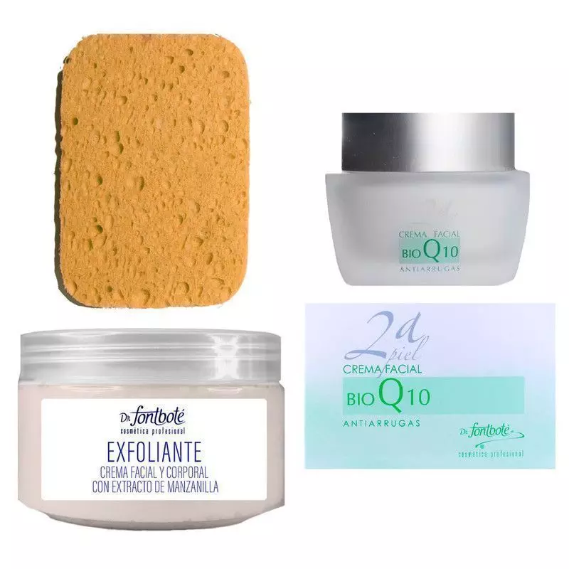 Crema antiarrugas Bio Q10 + Exfoliante Fontboté-0