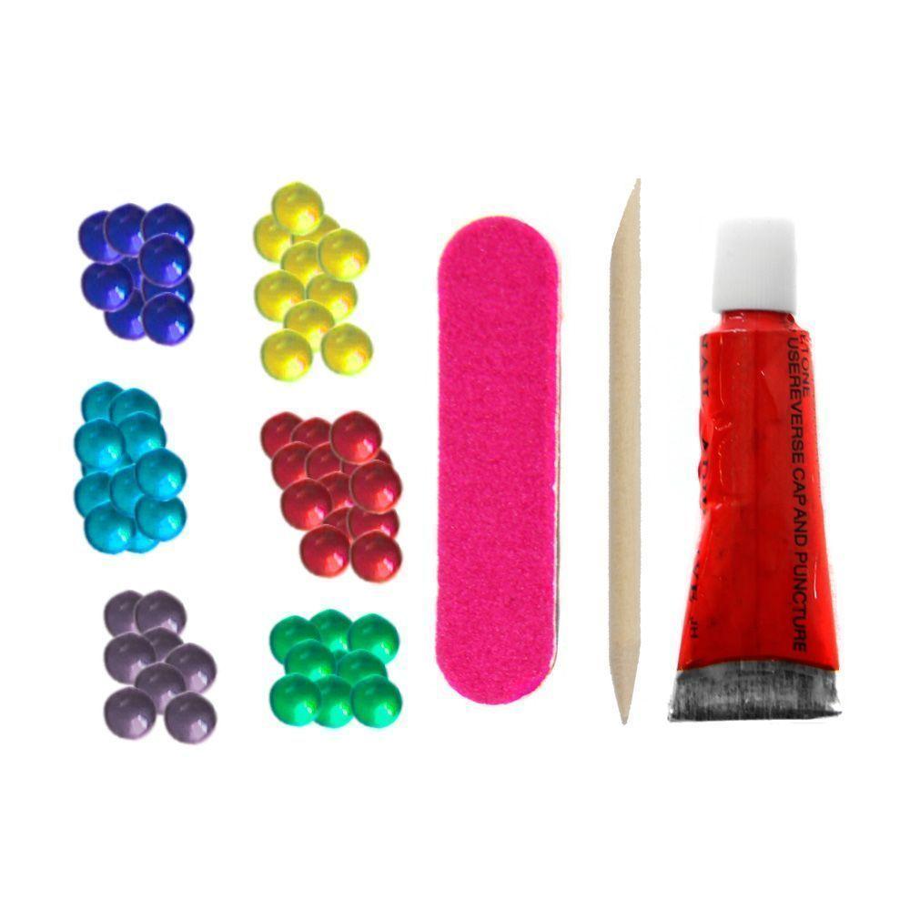 Cristales decoración uñas manicure + pegamento-0