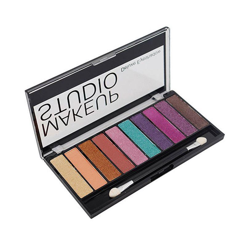 Paleta Sombras Maquillaje Profesional 10 tonos color style-0