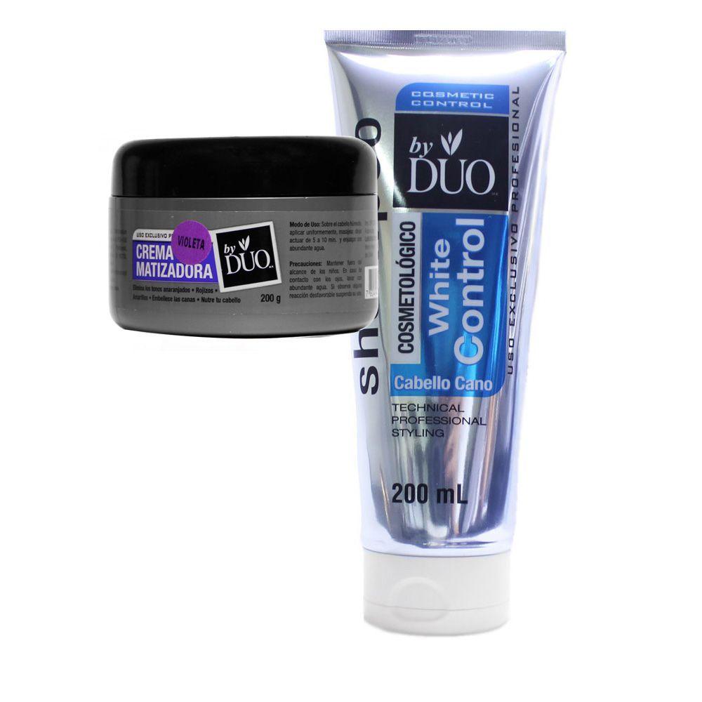 Shampoo Y Crema Matizadora Cabello Amarillo Indeseados-0