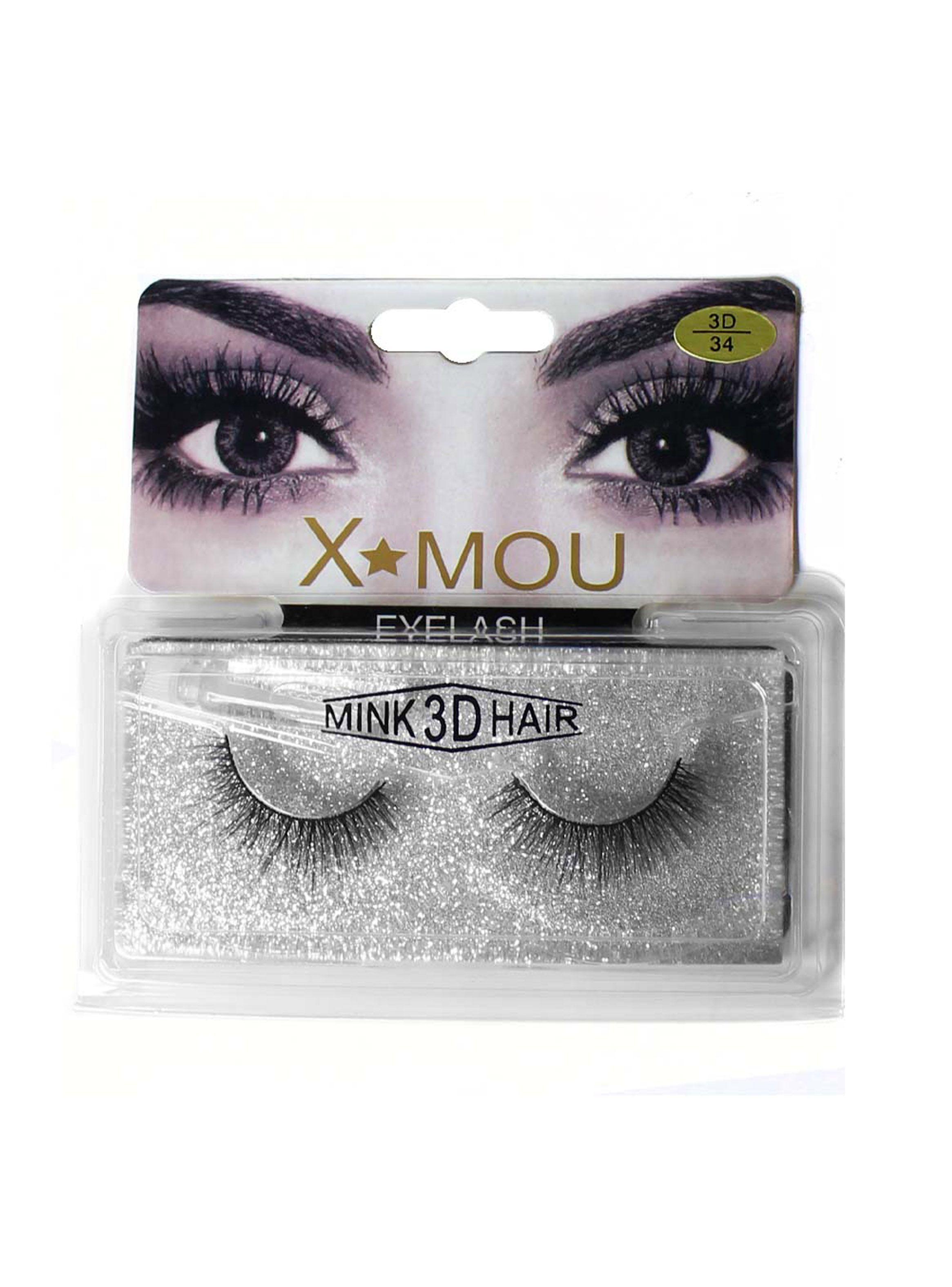 Set pestañas postizas volumen 3D + pegamento Profesional-1