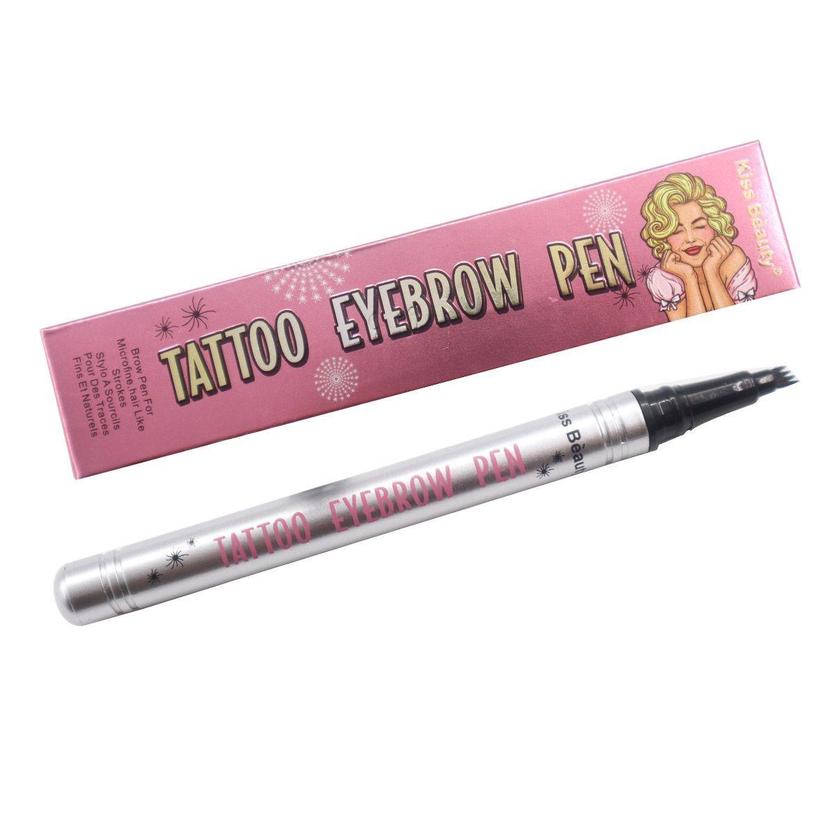Lápiz de cejas Tattoo Eyebrow duración 24 horas café rojizo-0