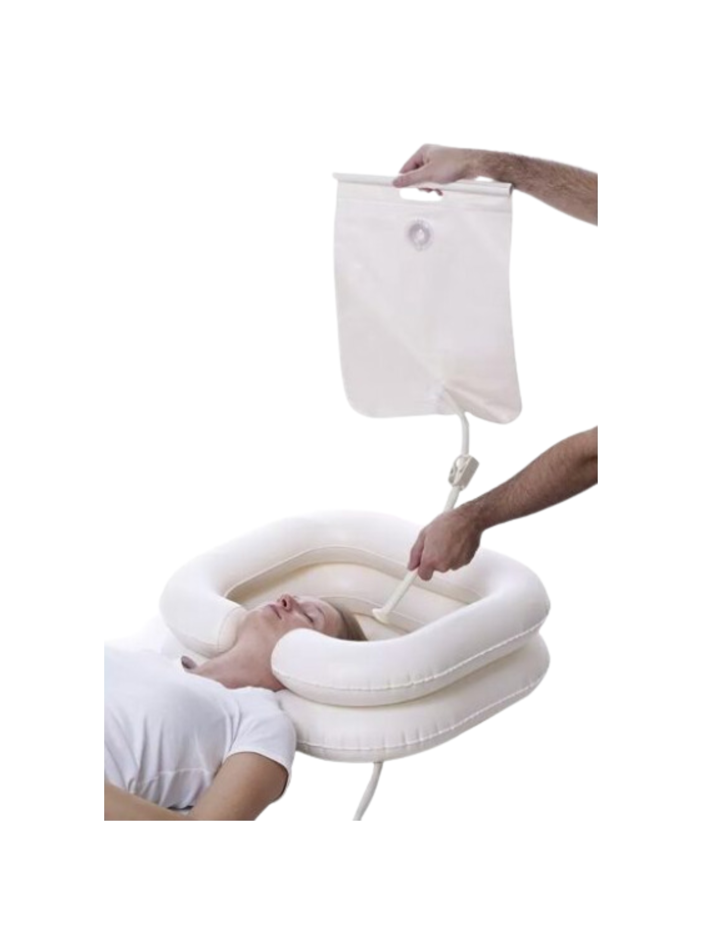 Lavapelo portátil inflable pacientes con movilidad reducida-0
