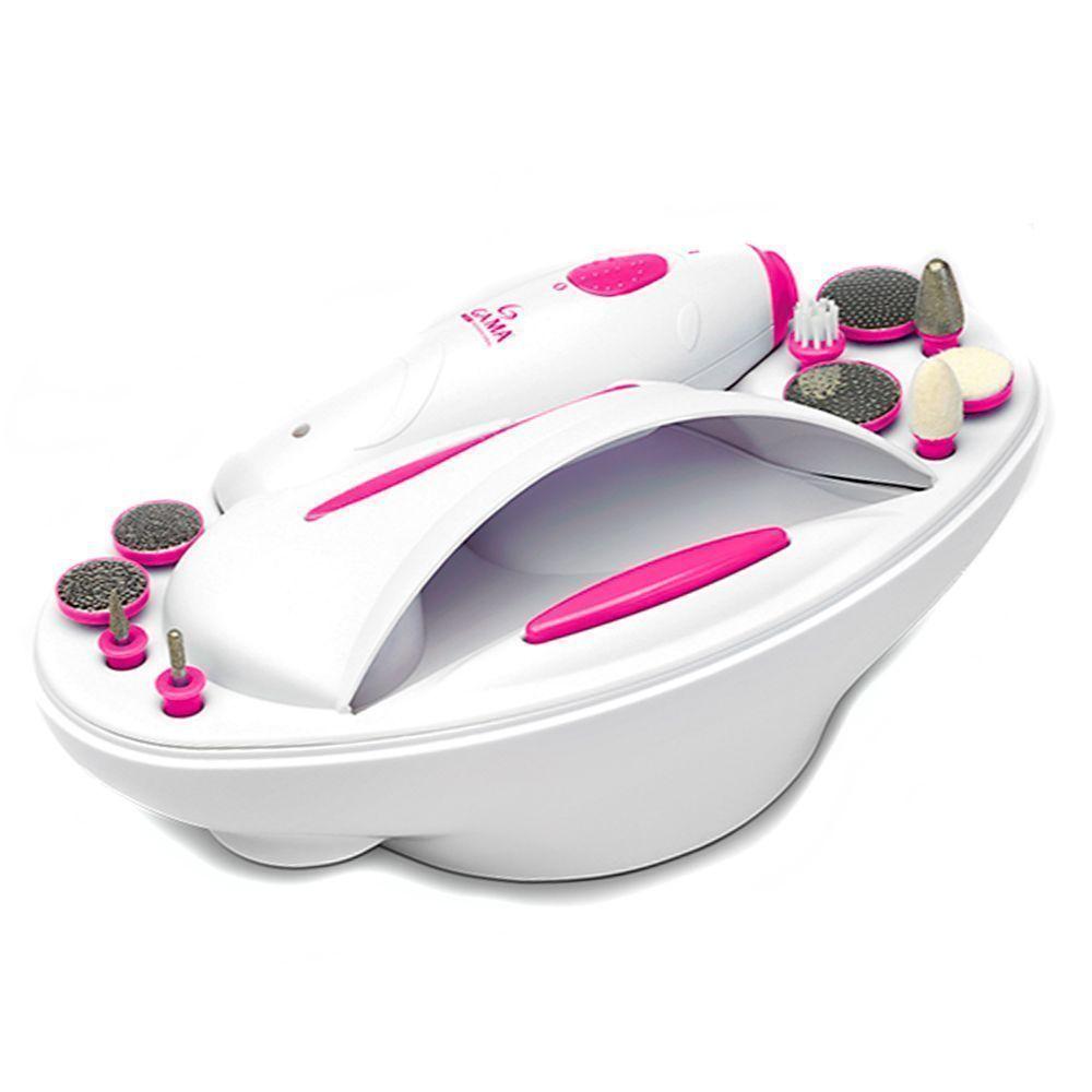 Torno uñas + fresas + secador esmalte + cepillo 11 en 1 Gama-0