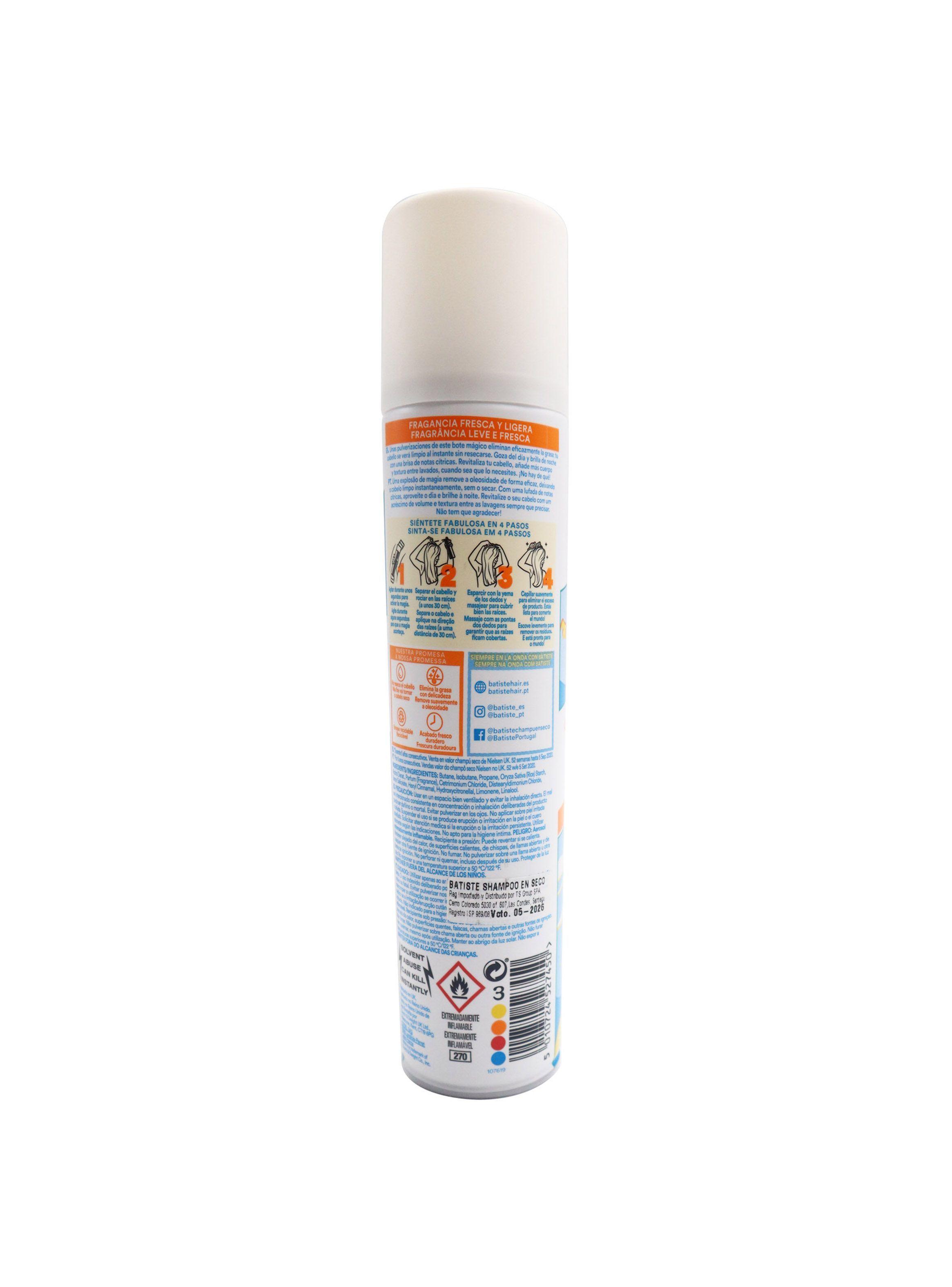 Shampoo Seco Fresh Batiste pelo graso limpieza instantanea-1