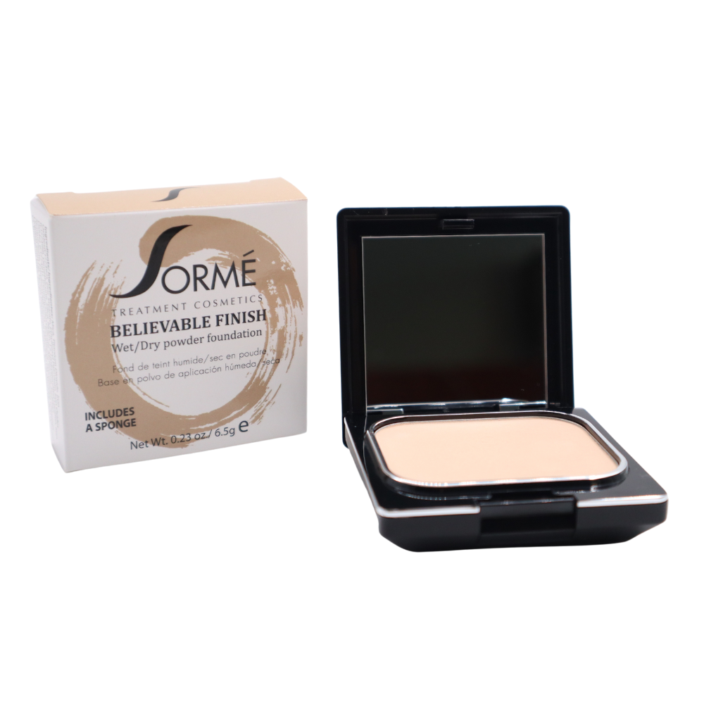 Polvo compacto Sormé base uso húmedo o seco Rosa USA-2