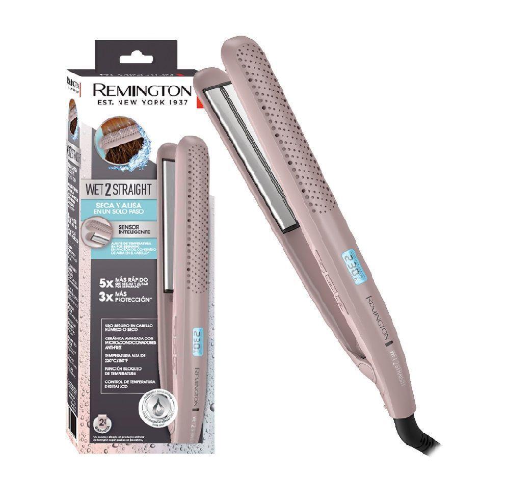Plancha alisadora en húmedo o seco Remington set post alisado Prokpil-1