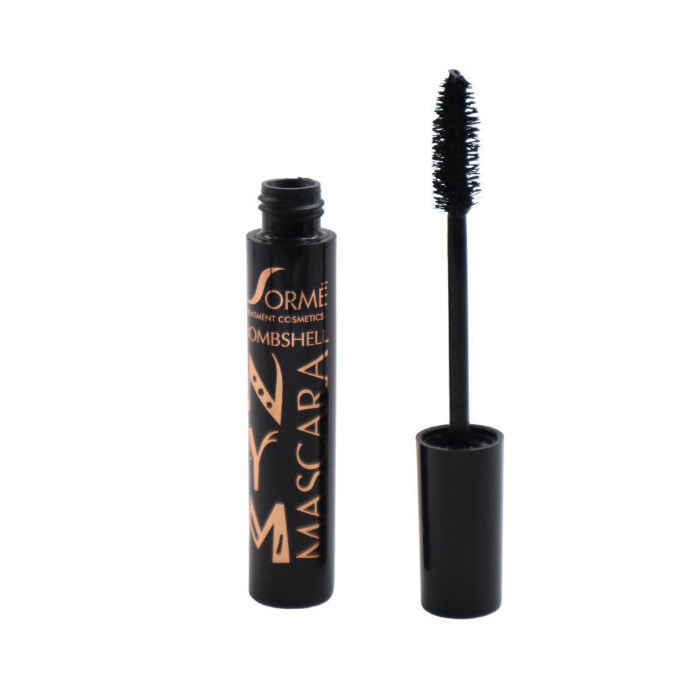 Máscara de pestañas Sormé volumen sin grumos negro Bombshell-0