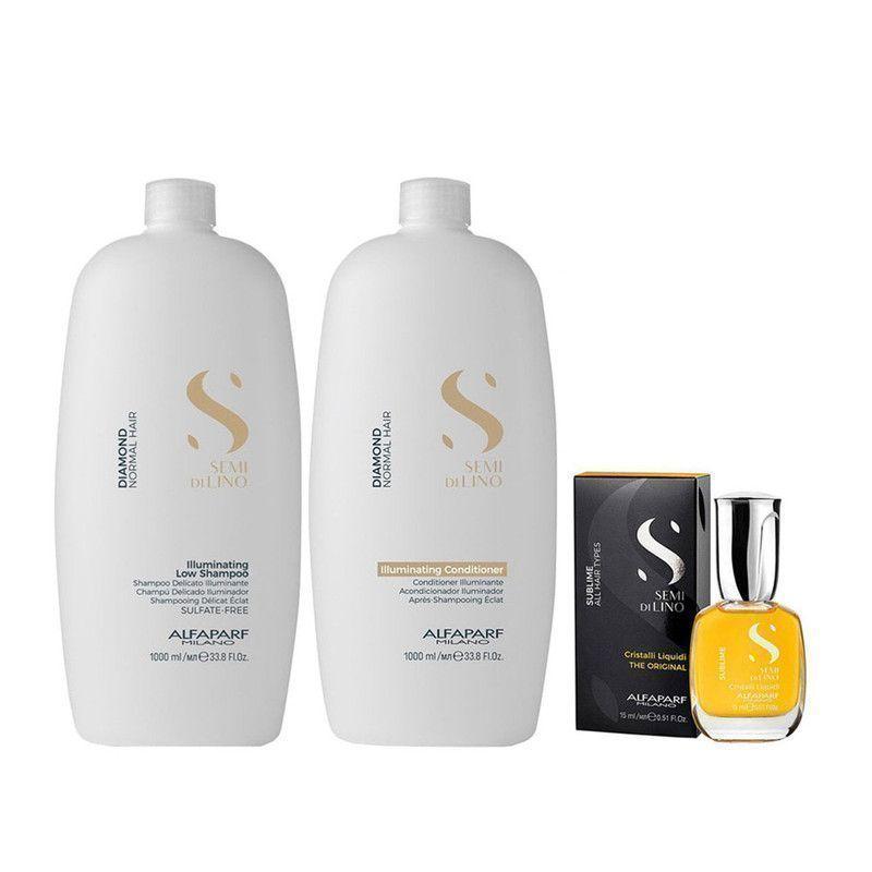 Kit Shampoo ExtraBrillo + Cristales Alfaparf-0