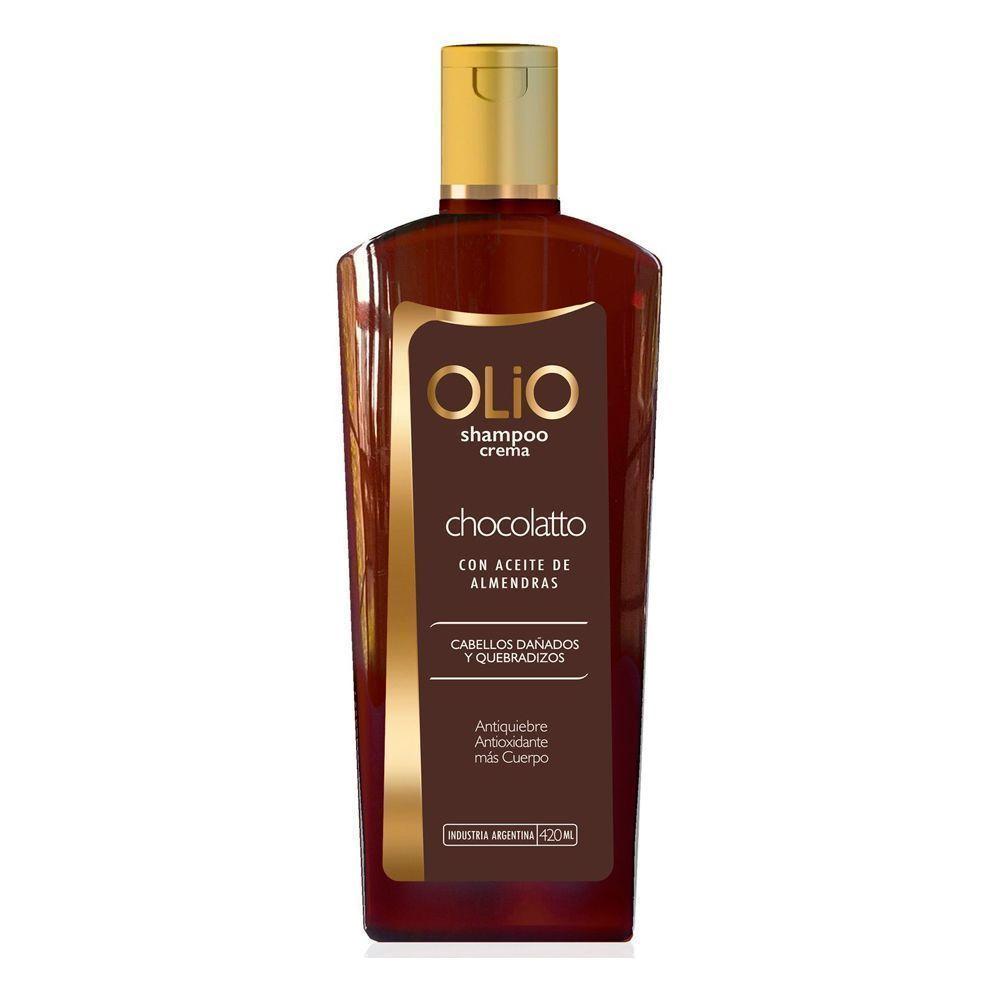 Shampoo acondicionador crema ampollas reparación chocolate Olio + gorro térmico-1
