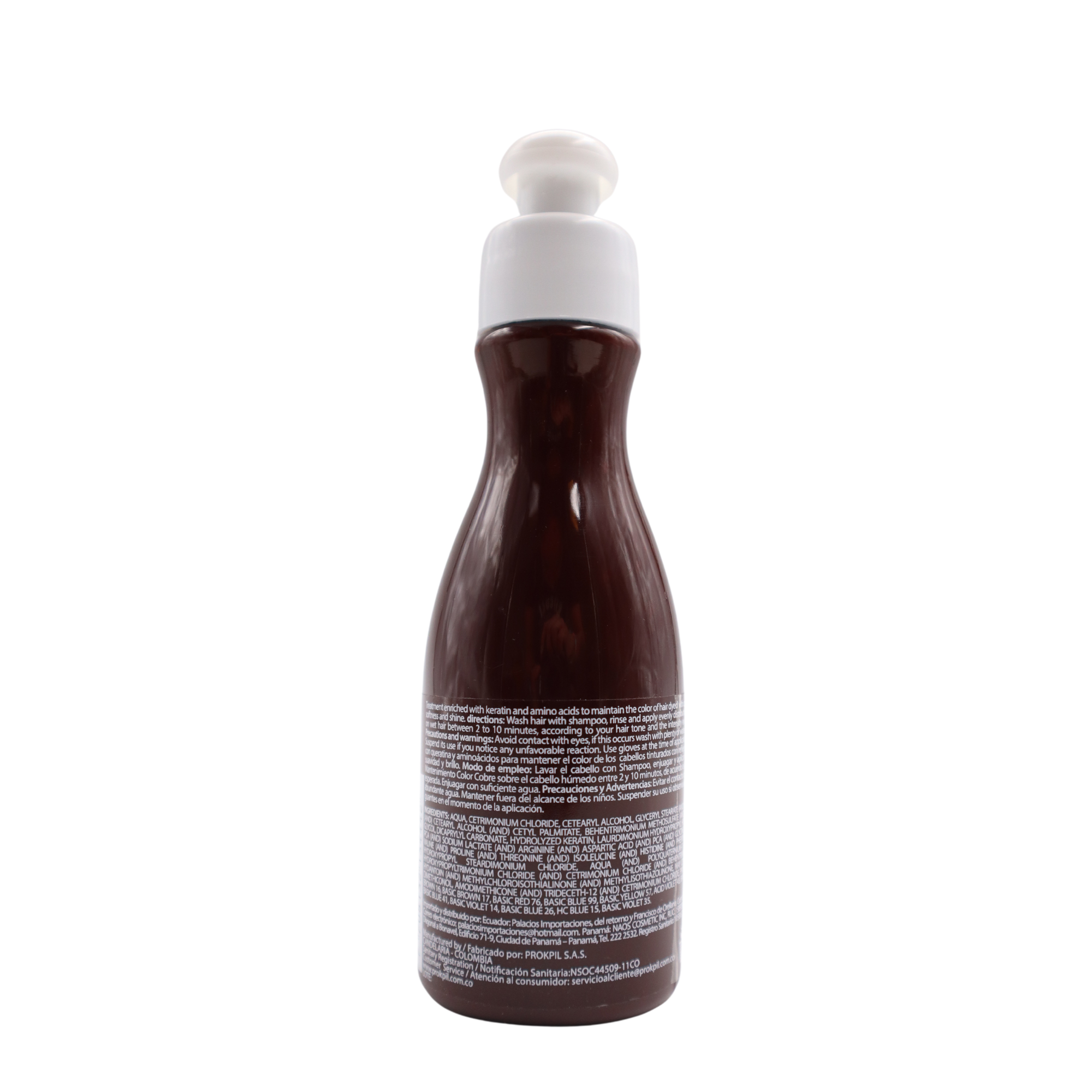 Matizador pelo cobre keratina hidrata Prokpil 150ml-1