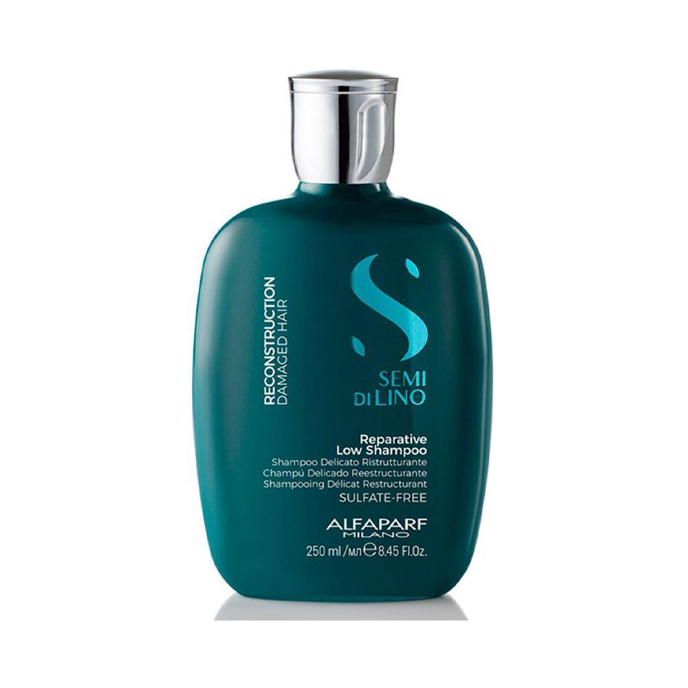 Kit pelo dañado reconstrucción shampoo mascara toalla Alfaparf-2