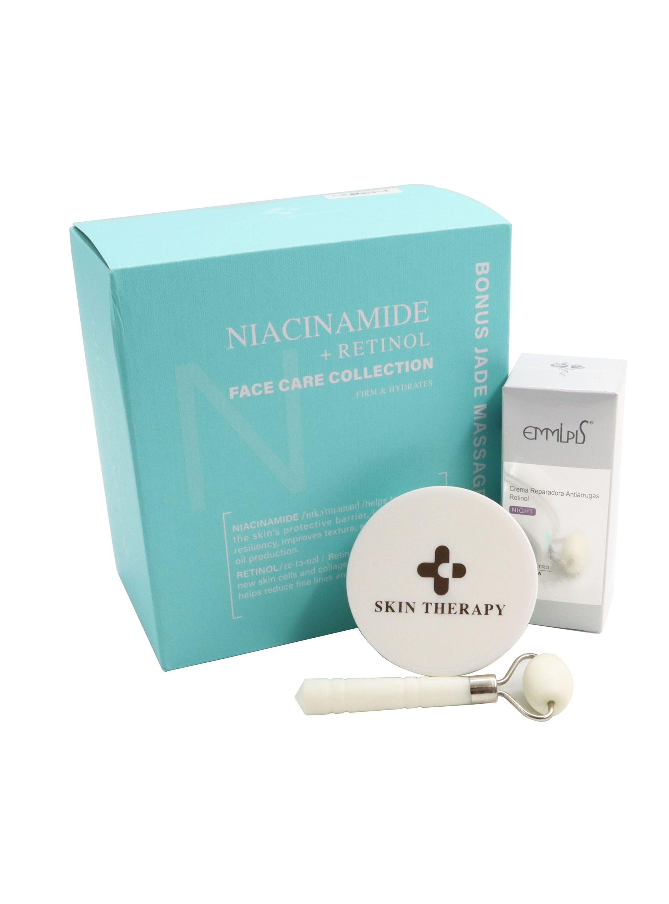 Set cuidado facial Niacinamida y Retinol + masajeador-0