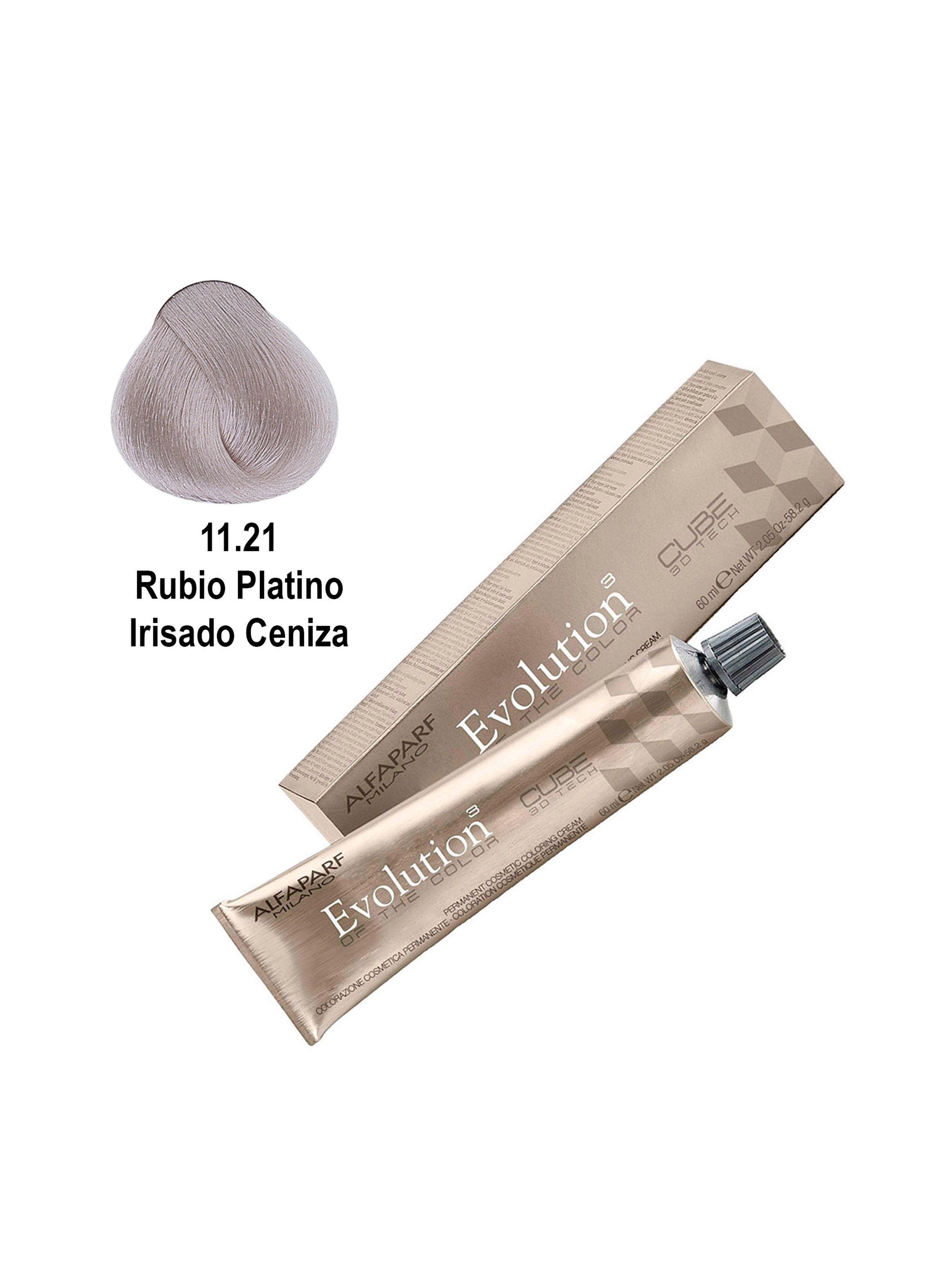Tintura Profesional Alfaparf Evolution 11.21 + Oxidante Vol.20-2