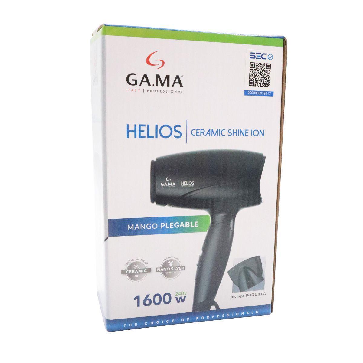 Secador de pelo compacto Helios Ceramic Shine ION-3
