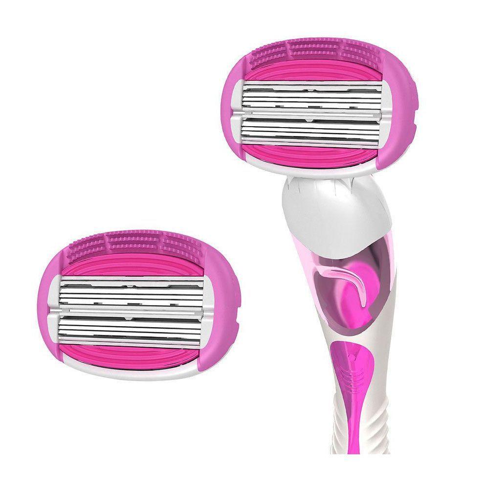 Máquina Afeitar Rasuradora 3 Hojas + Espuma Hidratante Silk-3