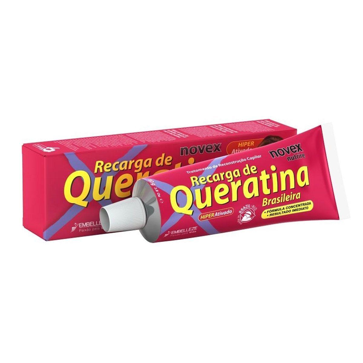 Recarga queratina nutrición inmediata Novex + gorro térmico-1