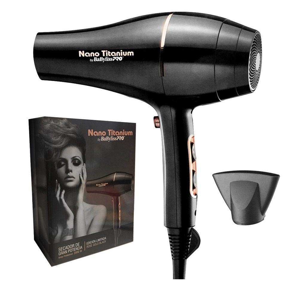Secador Babyliss + protector térmico mousse shampoo sin sal-2