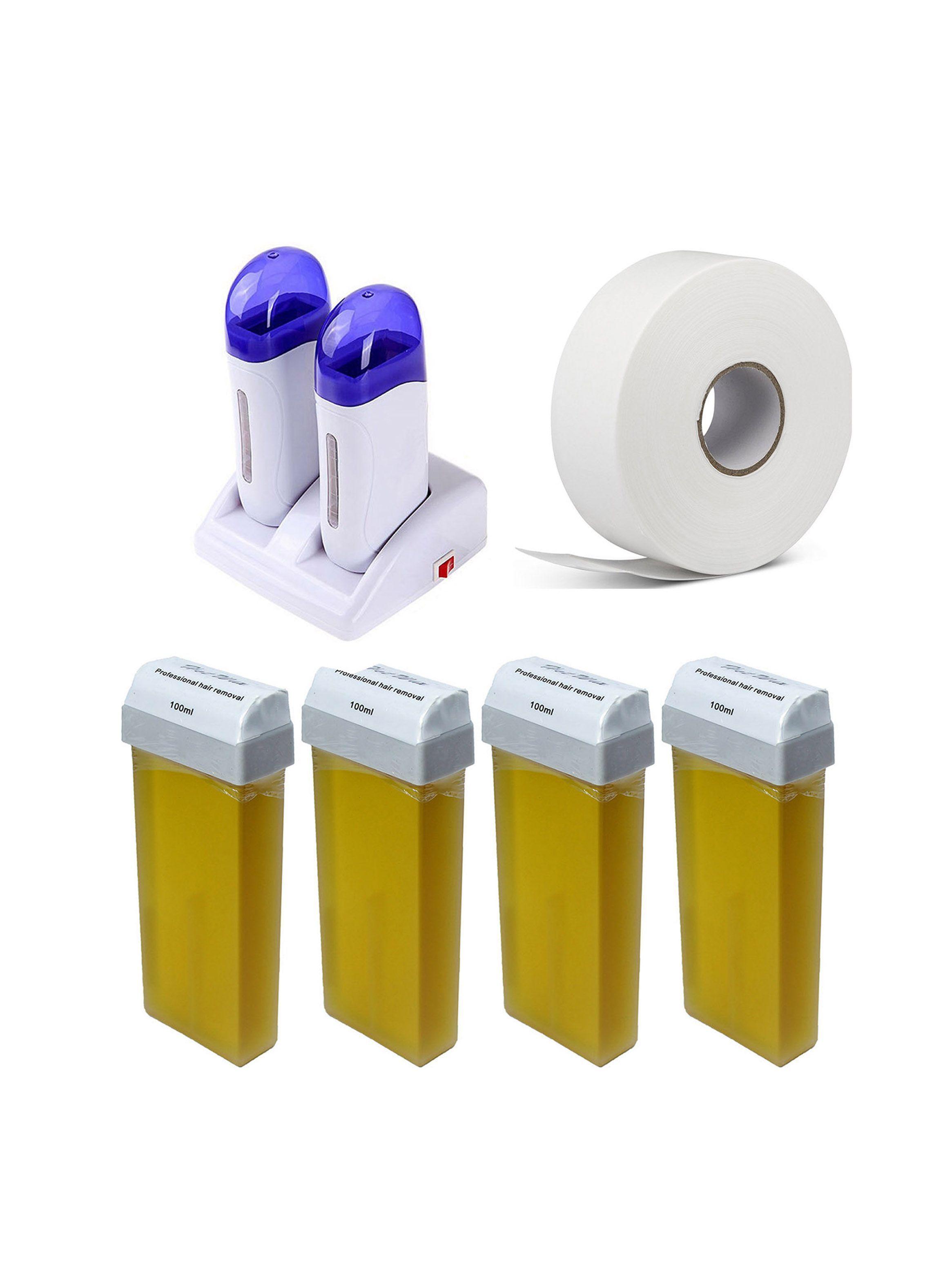 Kit Depilación Roll On Doble + Ceras + Rollo Papel-0
