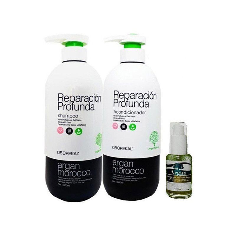 Kit De Argán. Shampoo + Acondicionador + Serum-0
